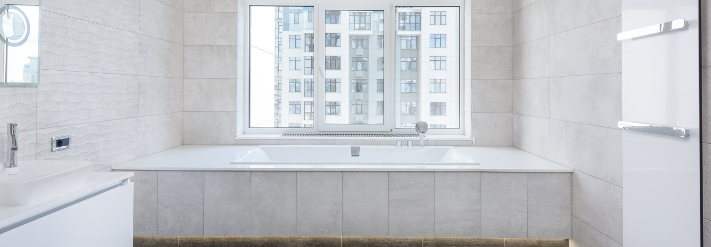 badkamer met low-budget vloer