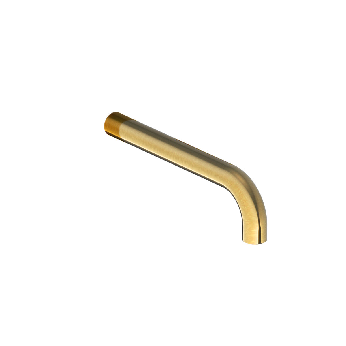 Hotbath Cobber CB094 uitloop tbv cb005 / cb006 - 18cm - geborsteld messing PVD