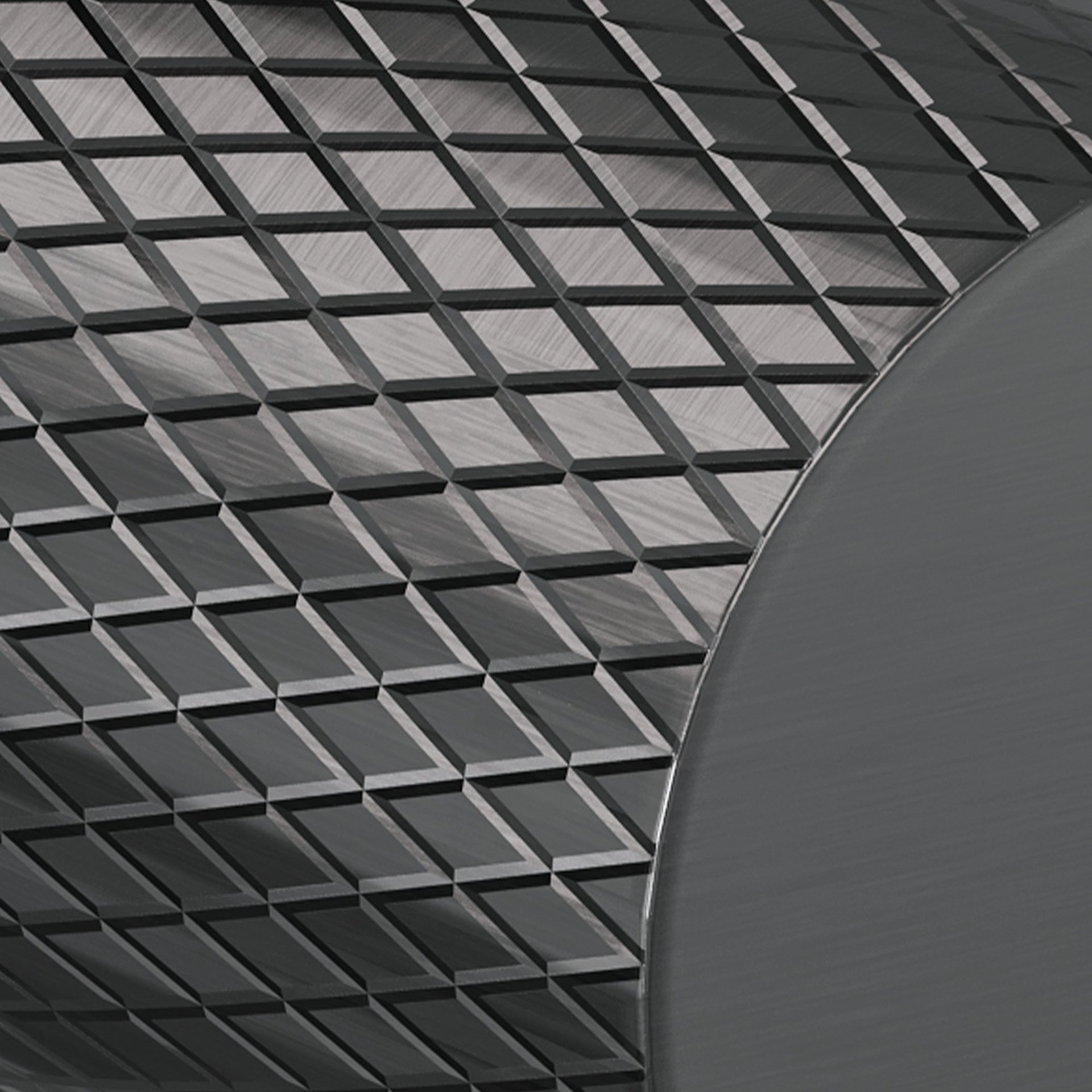 BRAUER Gunmetal Carving hoekstopkraan gunmetal geborsteld PVD
