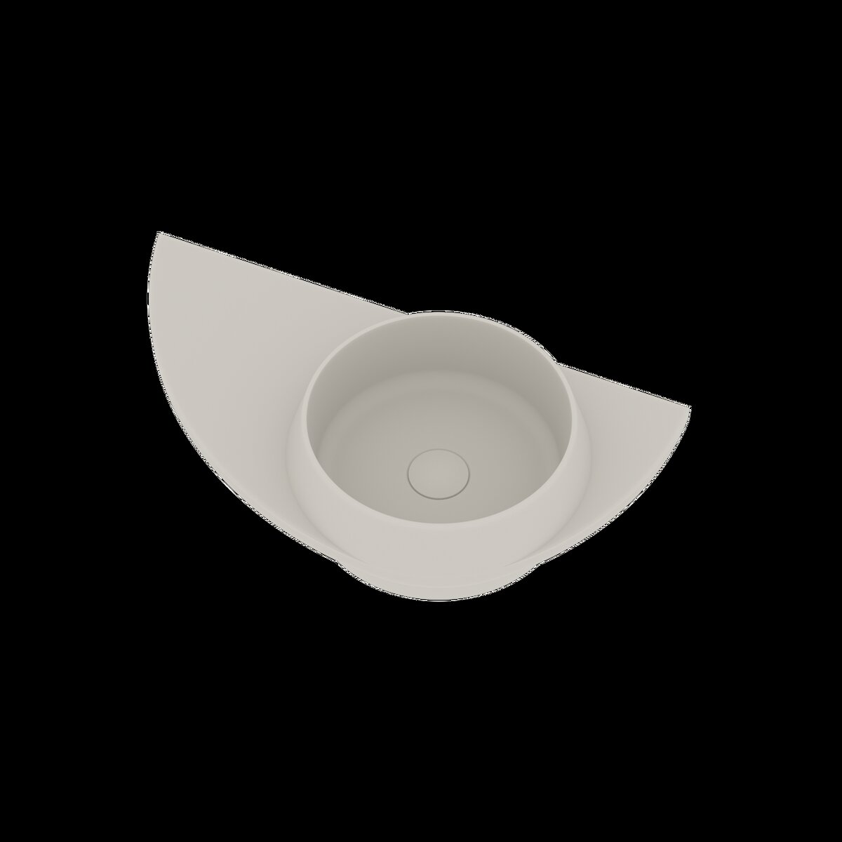 Ideavit Fontein Soliddual 3.0 70x35x14 cm Solid Surface Met Opbergruimte Links Mat Wit