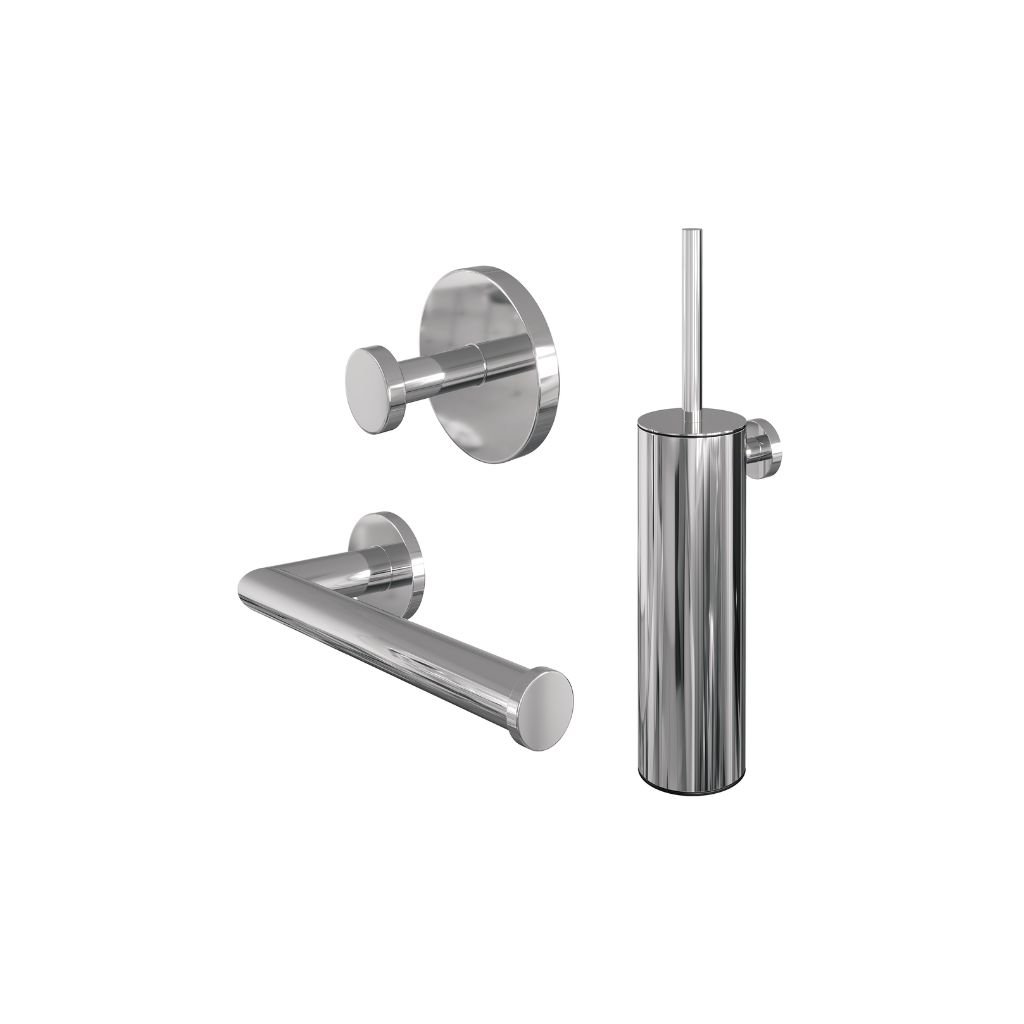 BRAUER Accessoire set 3-in-1 chroom