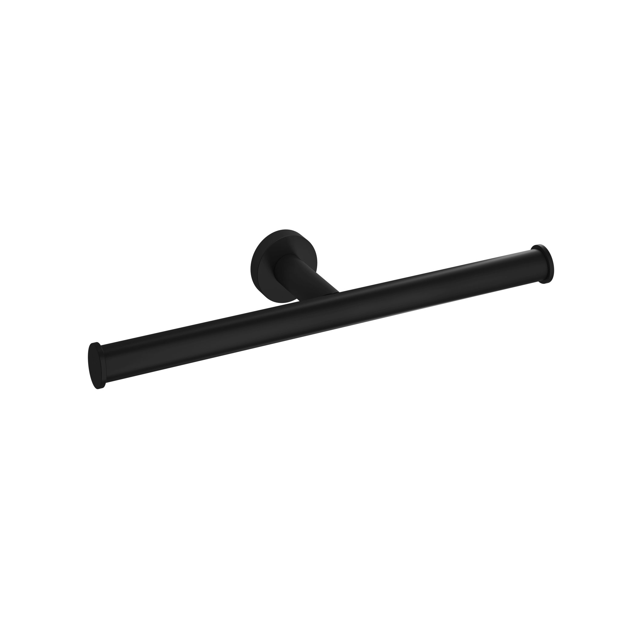 Hotbath Cobber Toiletrolhouder Dubbel Mat Zwart