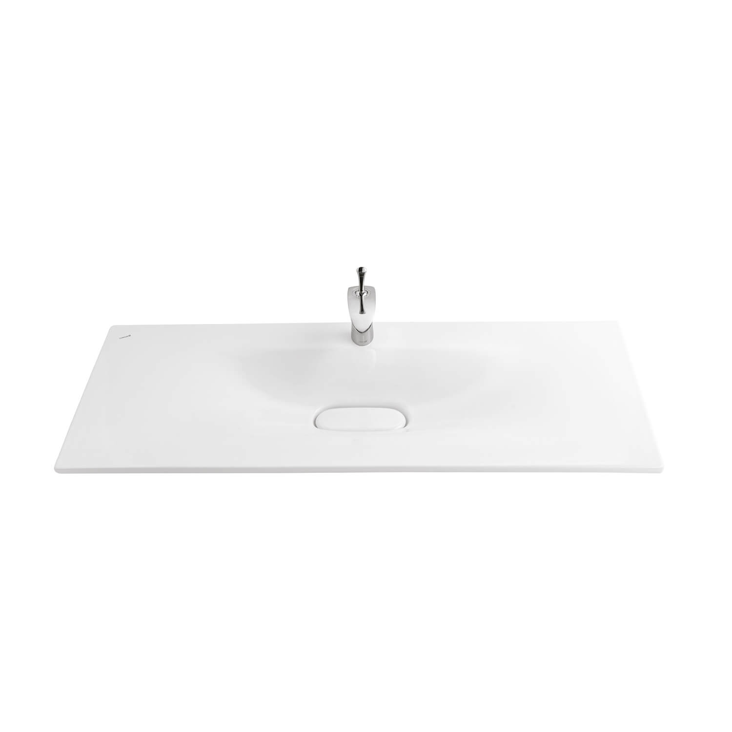 Creavit Pion Wastafel Keramiek 119,5 X 53 cm (uitlopend)