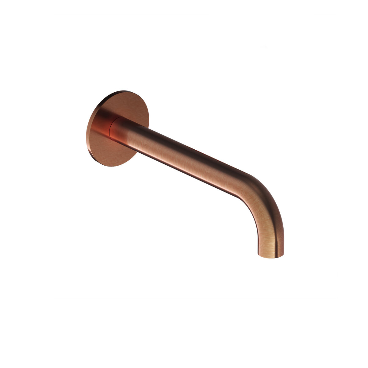 Hotbath Cobber Uitloop met rozet 18 cm Geborsteld Koper PVD