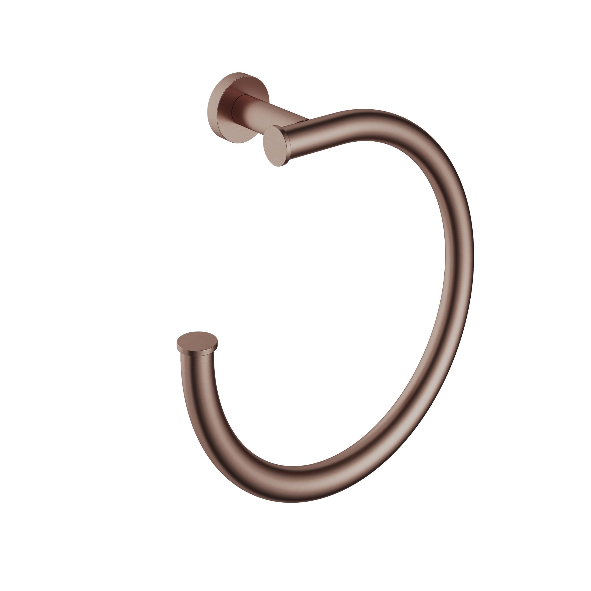Hotbath Cobber Handdoekring Geborsteld Koper PVD