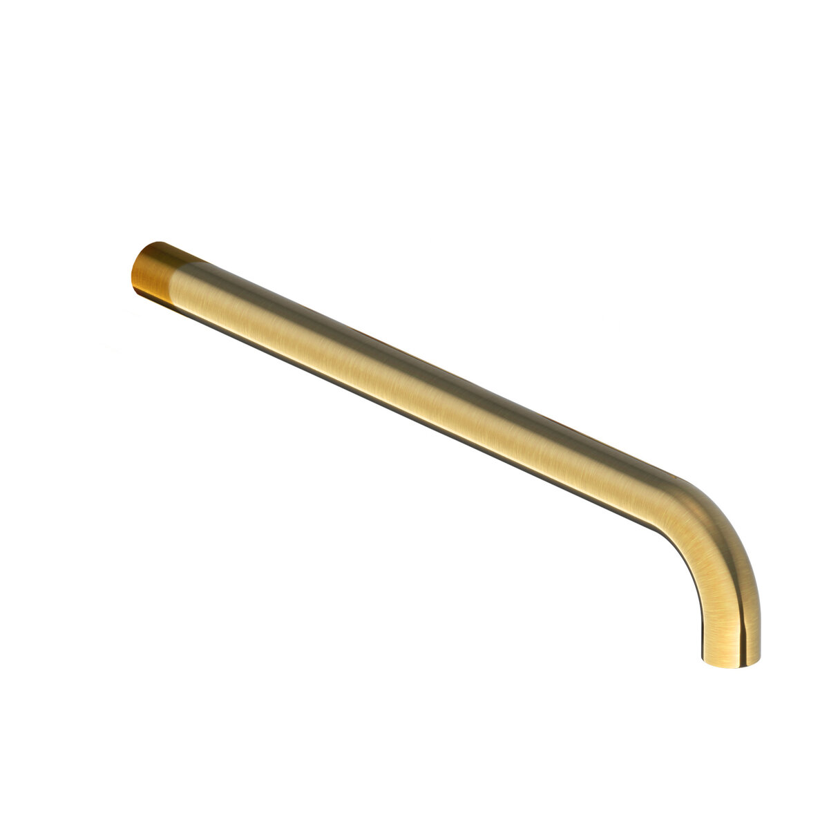 Hotbath Cobber CB094 uitloop tbv cb005 / cb006 - 30cm - geborsteld messing PVD