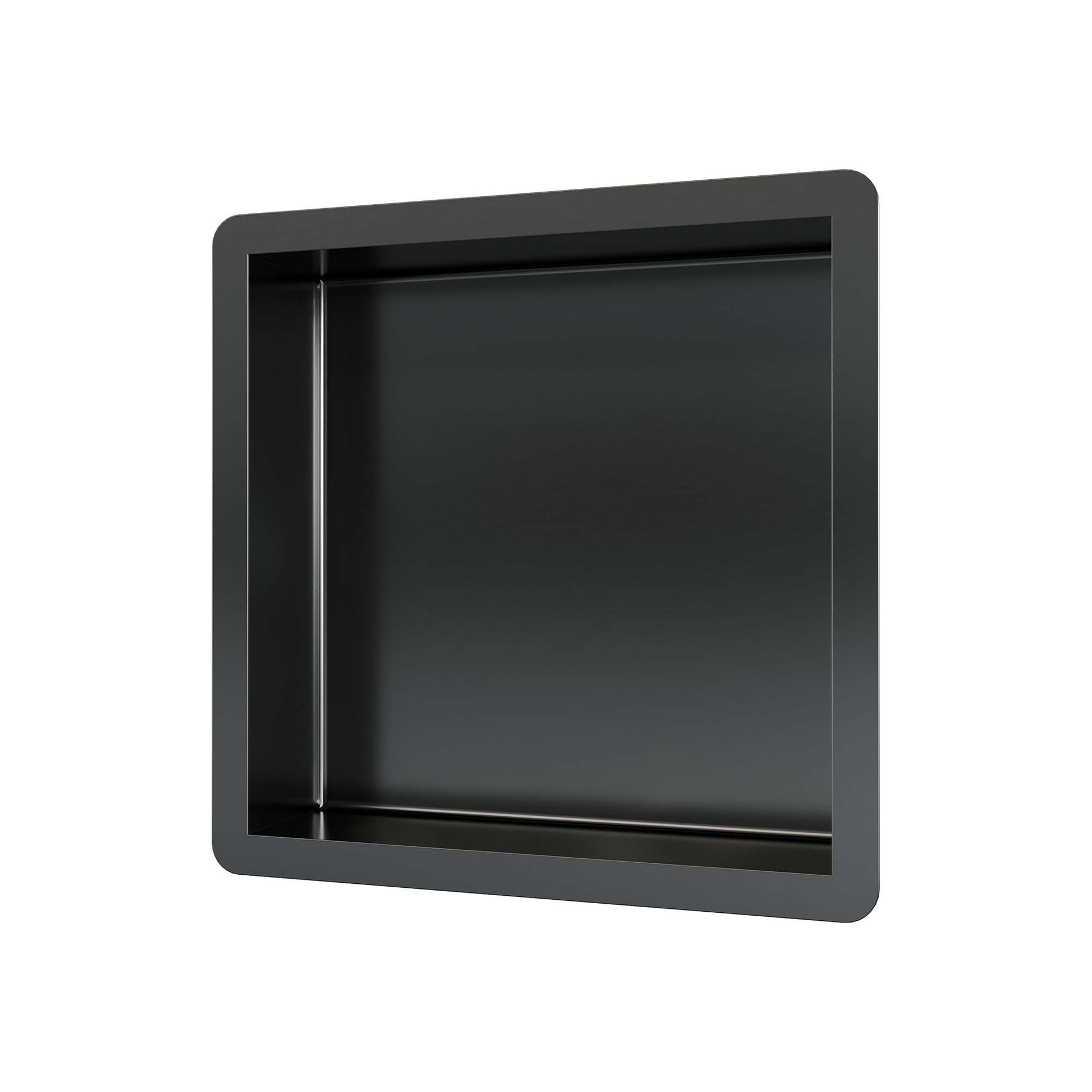 BRAUER Inbouwnis 300x300 mm gunmetal geborsteld PVD