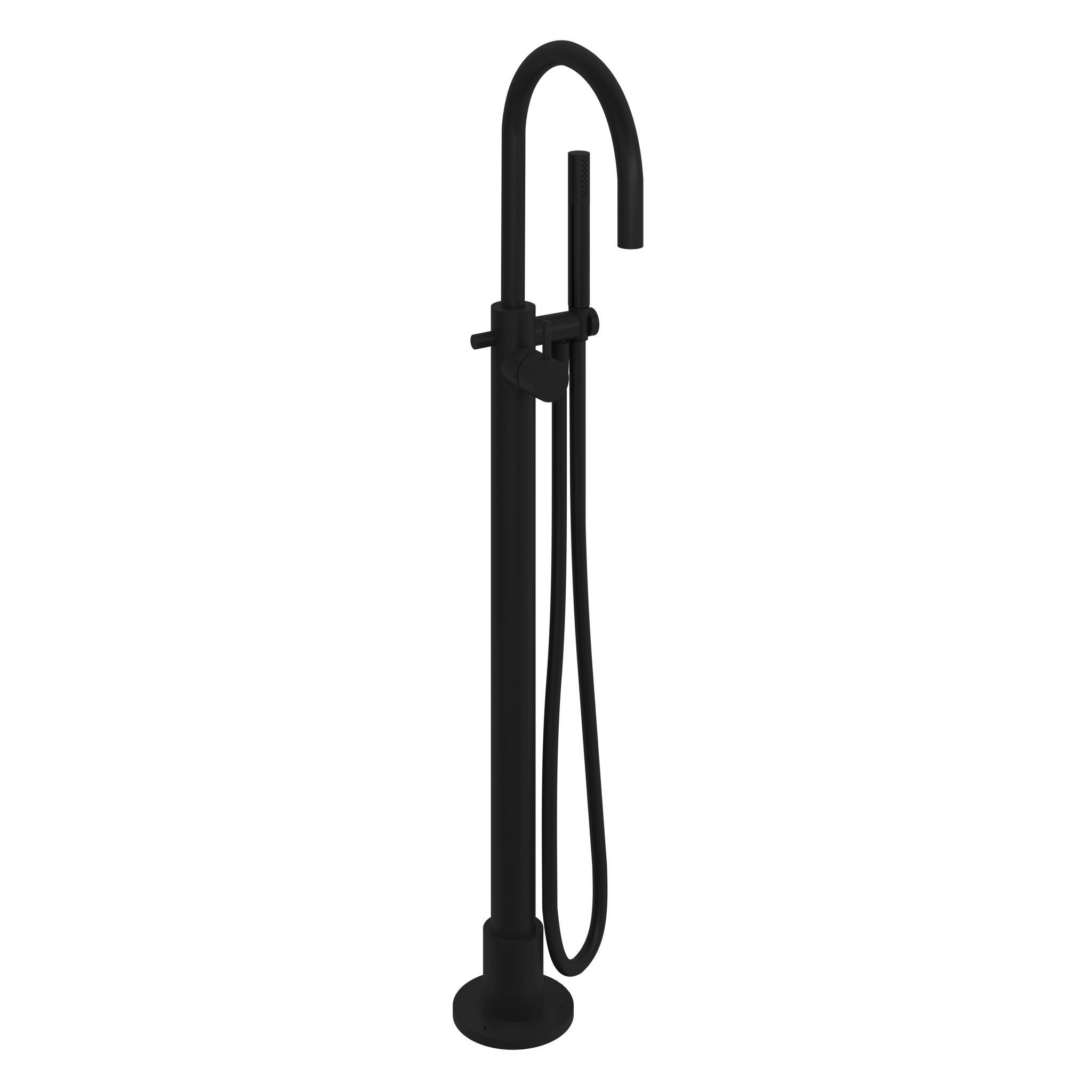 Hotbath Cobber Uitloop zonder rozet 15 cm Mat Zwart