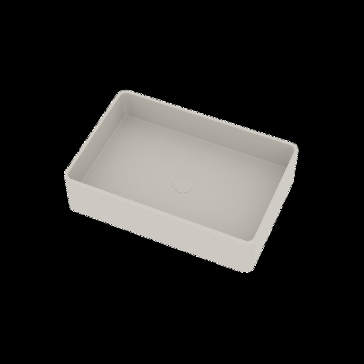 Ideavit Opbouw Waskom Solidtop 60x40x15 cm Solid Surface Mat Wit