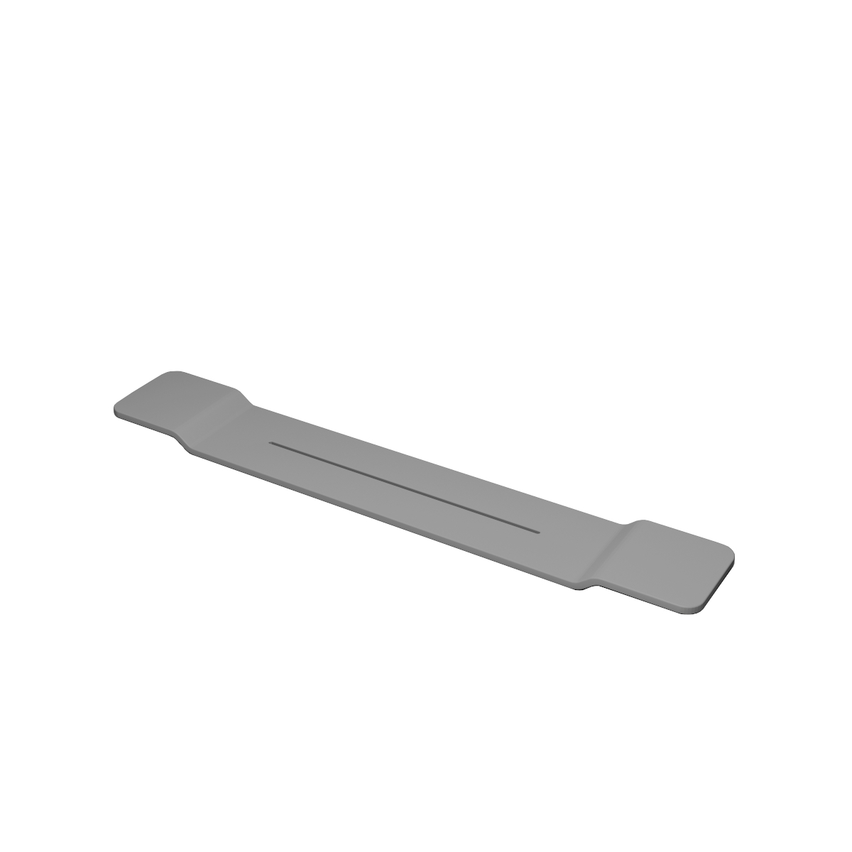 Best-Design Hinza Badplank Solid-Surface Lava (grijs) 95x15 cm