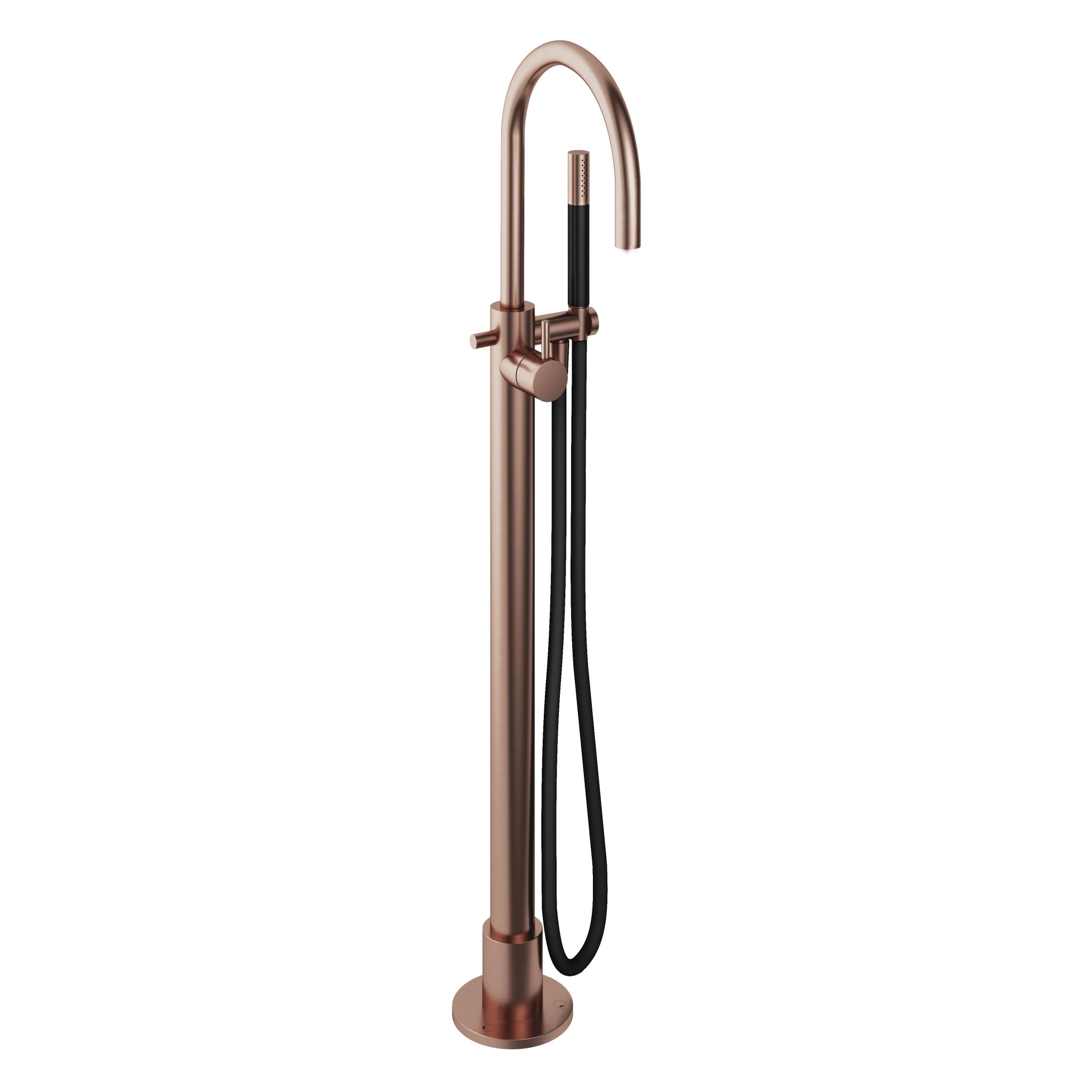 Hotbath Cobber Uitloop zonder rozet 15 cm Geborsteld Koper PVD