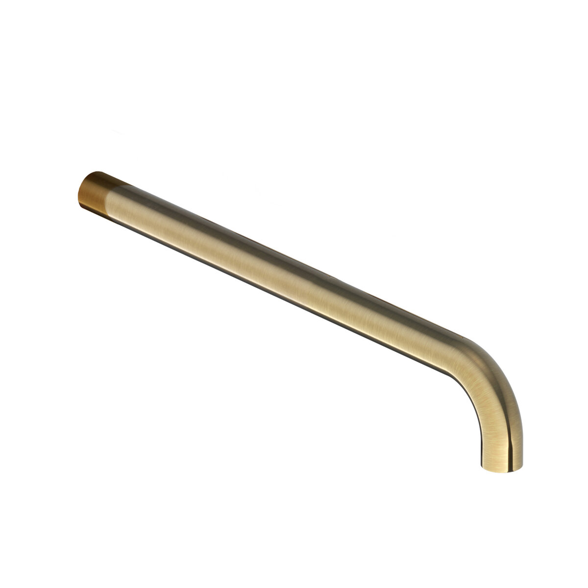 Hotbath Cobber CB094 uitloop tbv cb005 / cb006 - 30cm - geborsteld messing