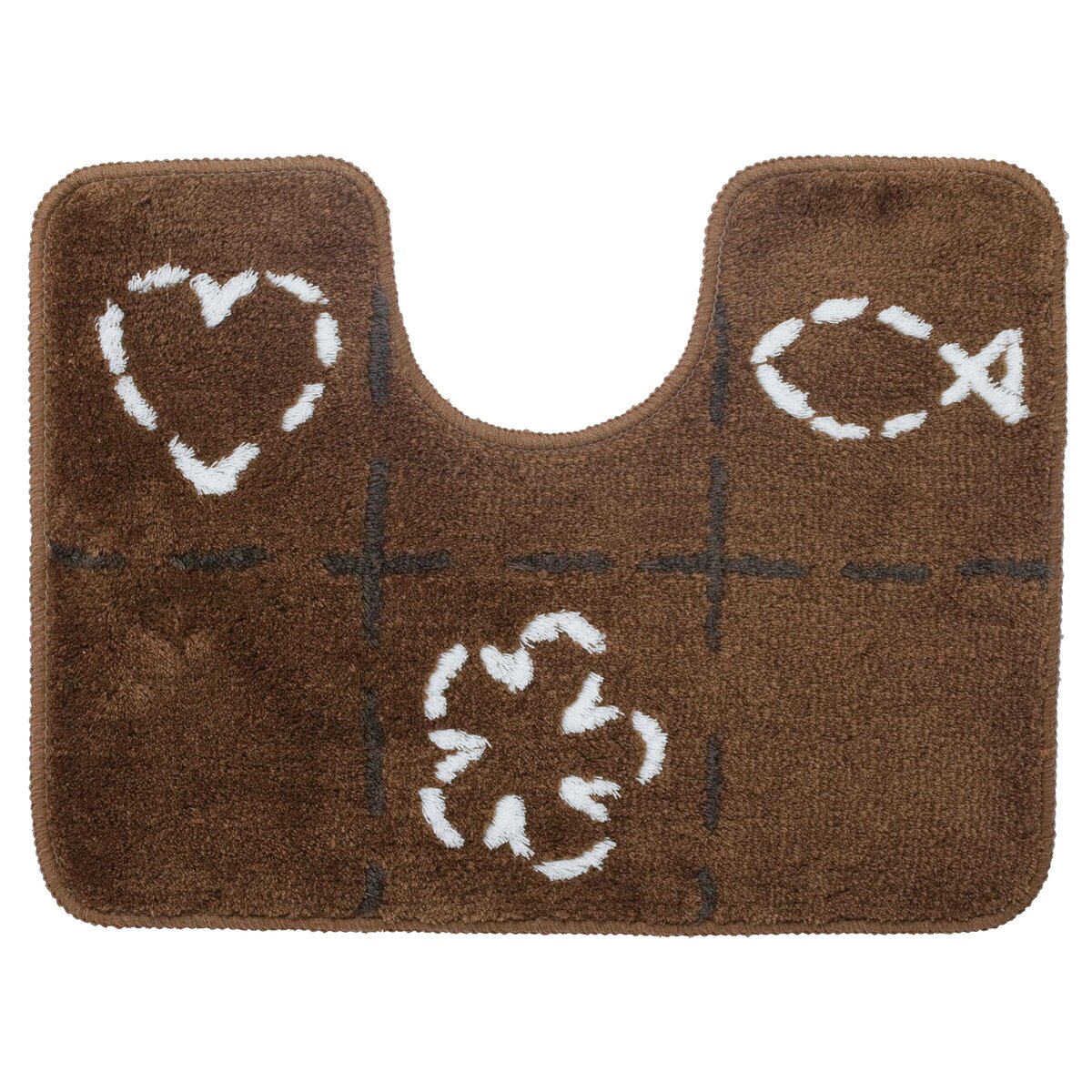 Sealskin Tack Toiletmat 45x60 cm Acryl Bruin