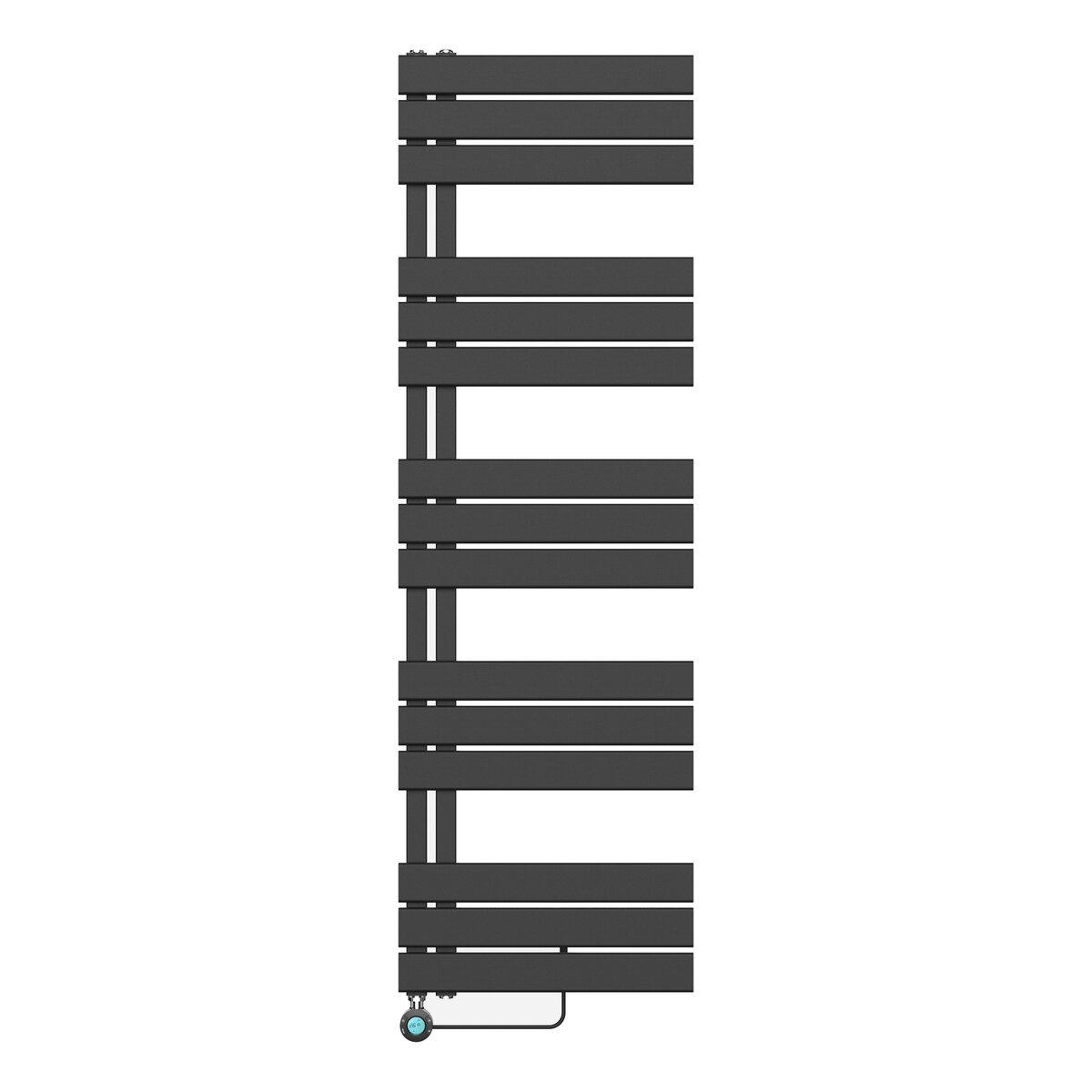 Belrad Handdoek Radiator Zwart Links 160×50 cm 890W