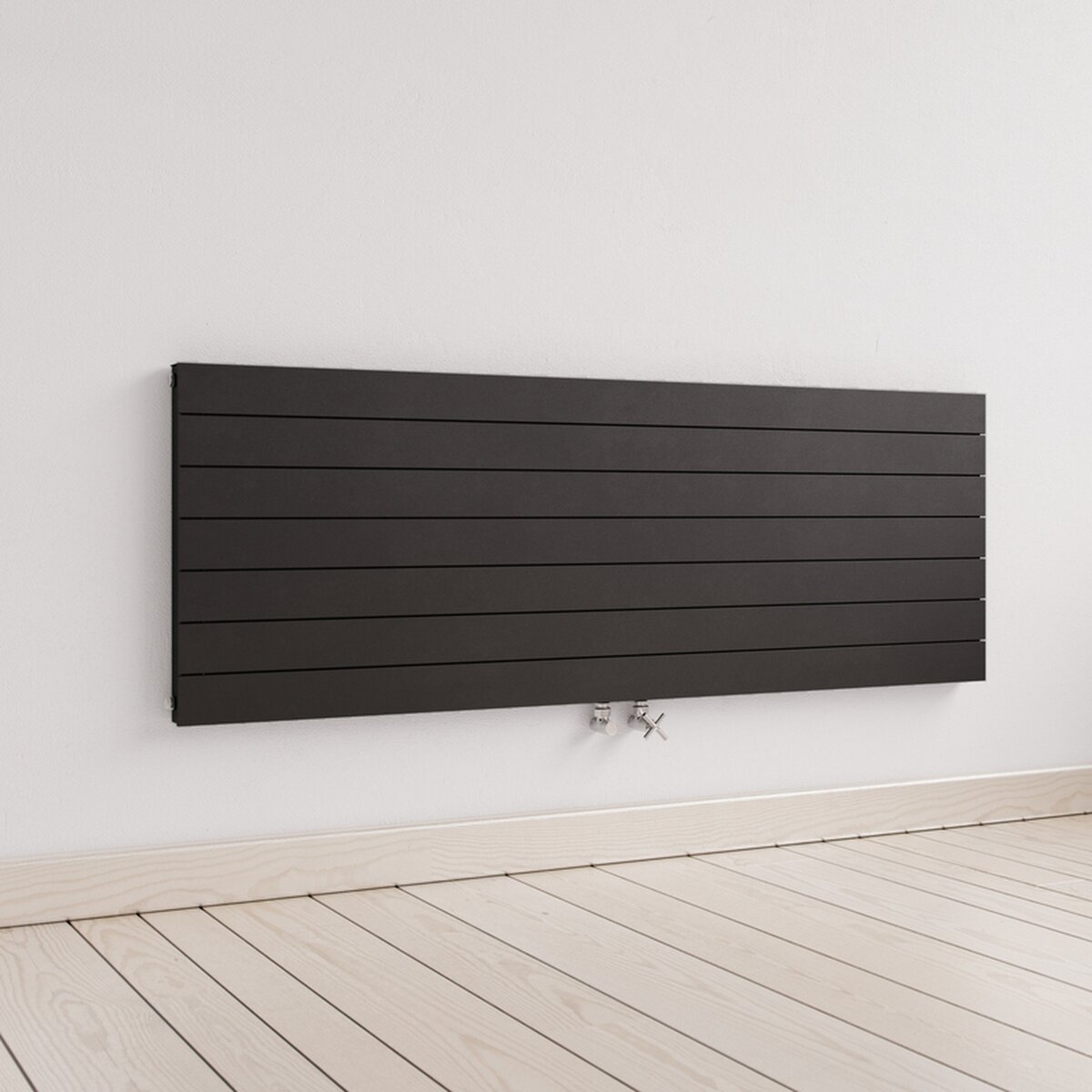 Instamat PANEEL TH10 Elektrische Radiator 60×127,2 cm Zwart 600W Enkele Uitvoering