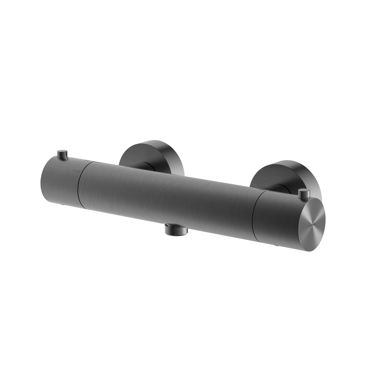 Hotbath Archie Opbouw Douchethermostaatkraan Geborsteld Gunmetal PVD