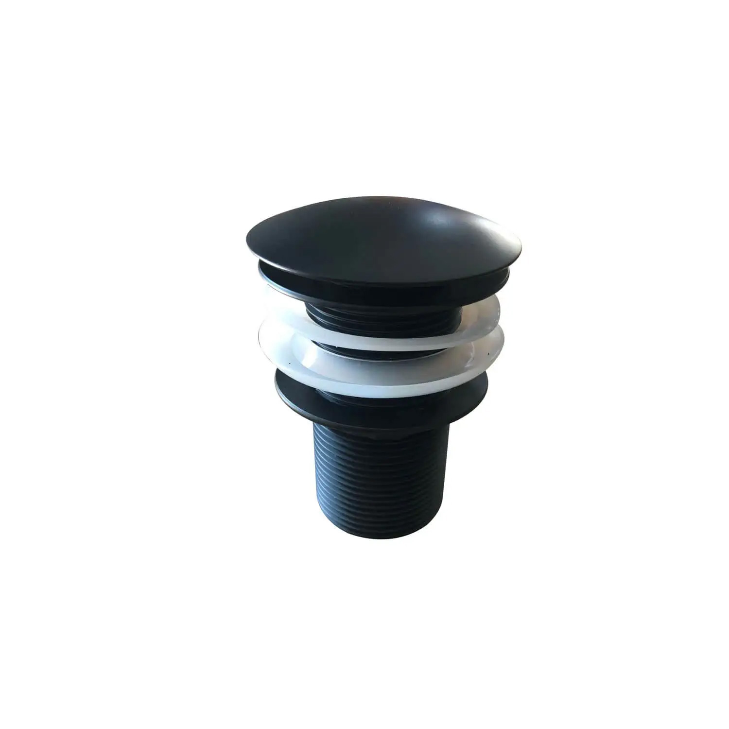 Ideavit Pop Up Afvoerplug Gebogen Messing Mat Zwart