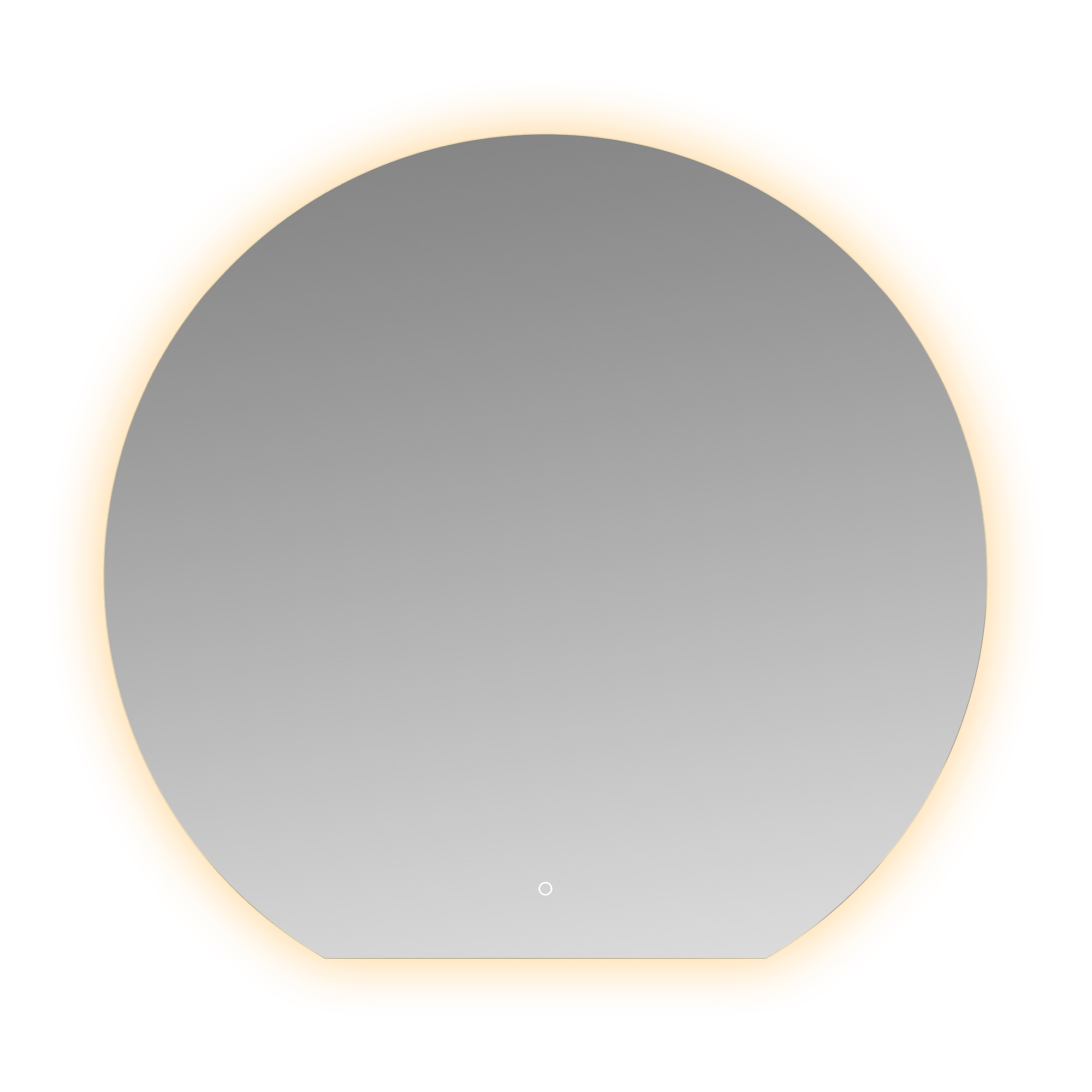 Tramonto Spiegel Rond Met LED, Dimbaar En Spiegelverwarming 120x112x0,3 Cm