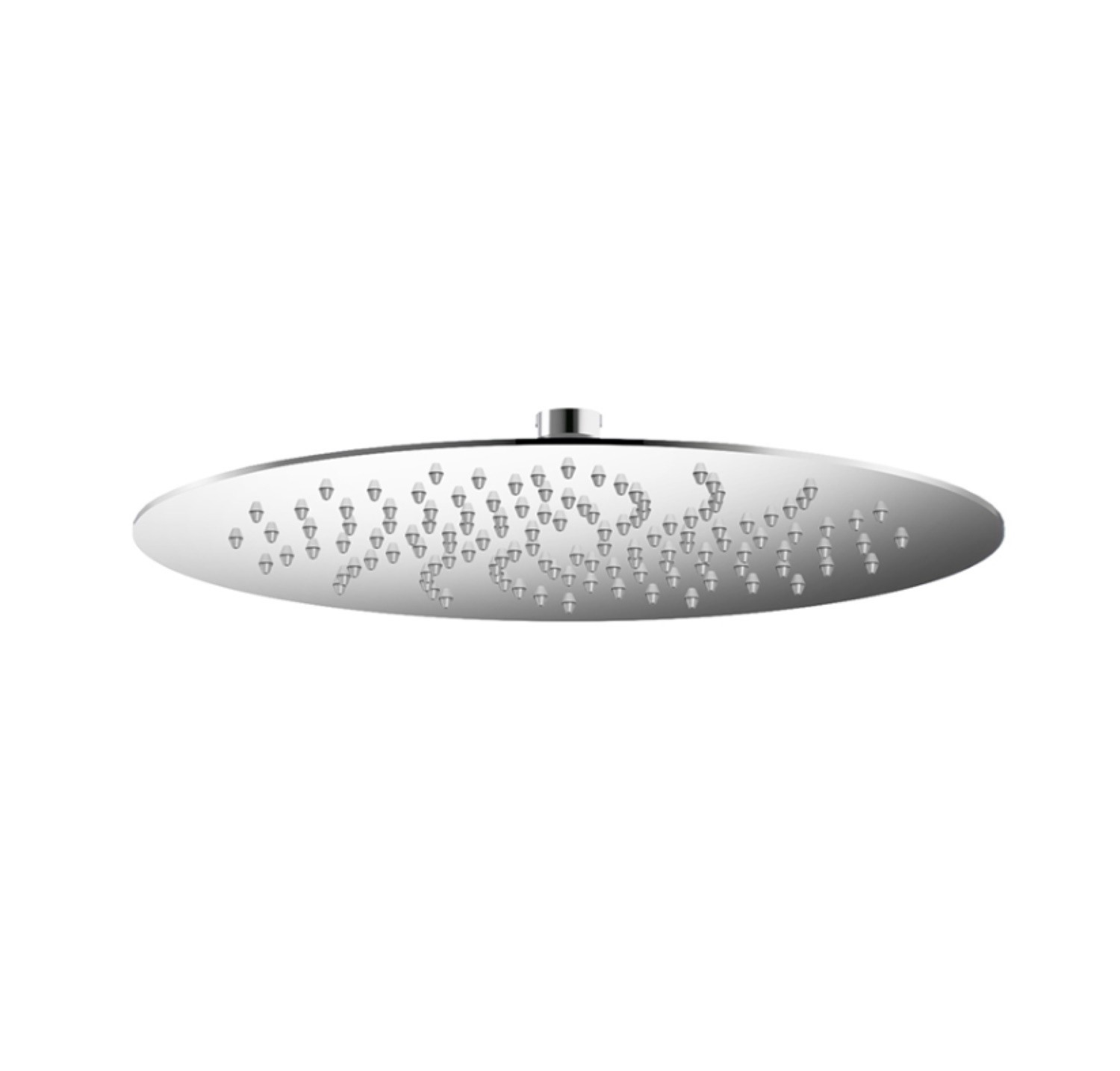 Hotbath Mate Hoofddouche Rond 30 cm Ultra Dun Geborsteld Nikkel