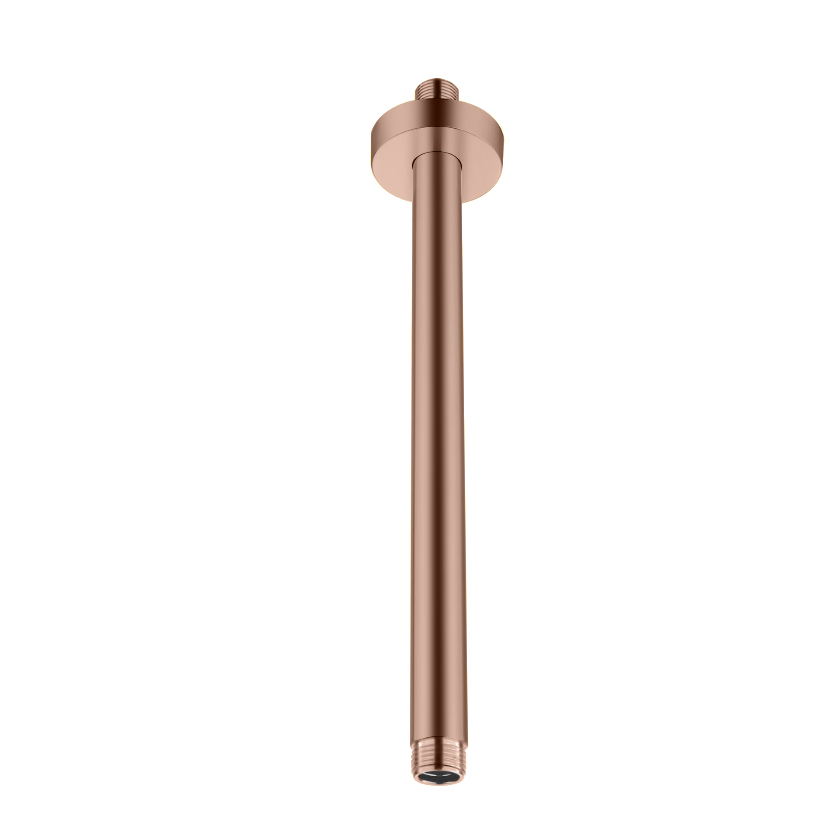 Creavit Aloni Rainshower Plafond Aansluiting Geborsteld Koper 30cm