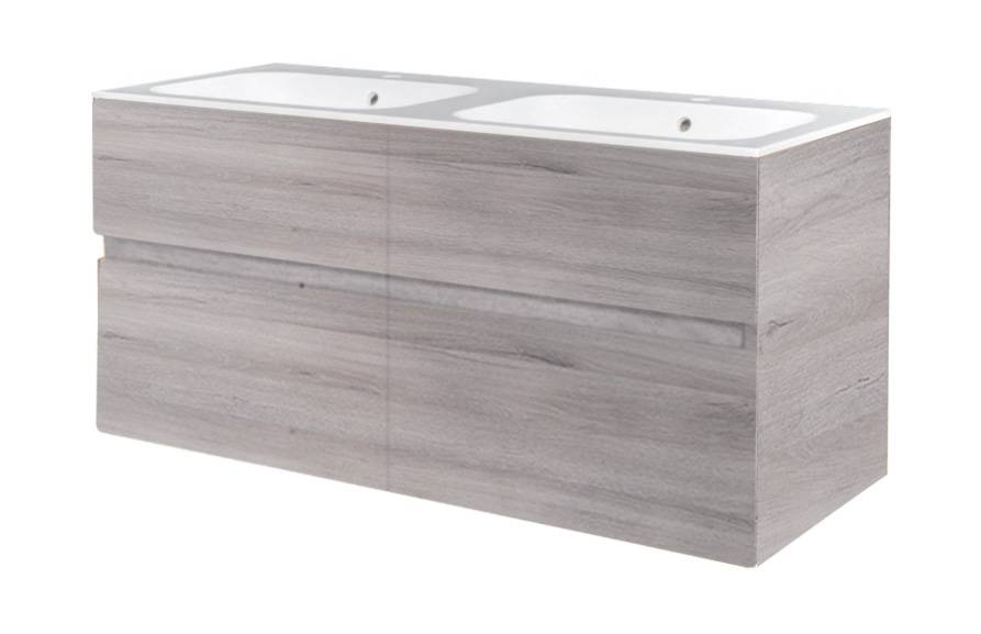 Best-Design Bora-Grey-Greeploos meubel onderkast 4 laden zonder wastafel 120 cm (uitlopend)