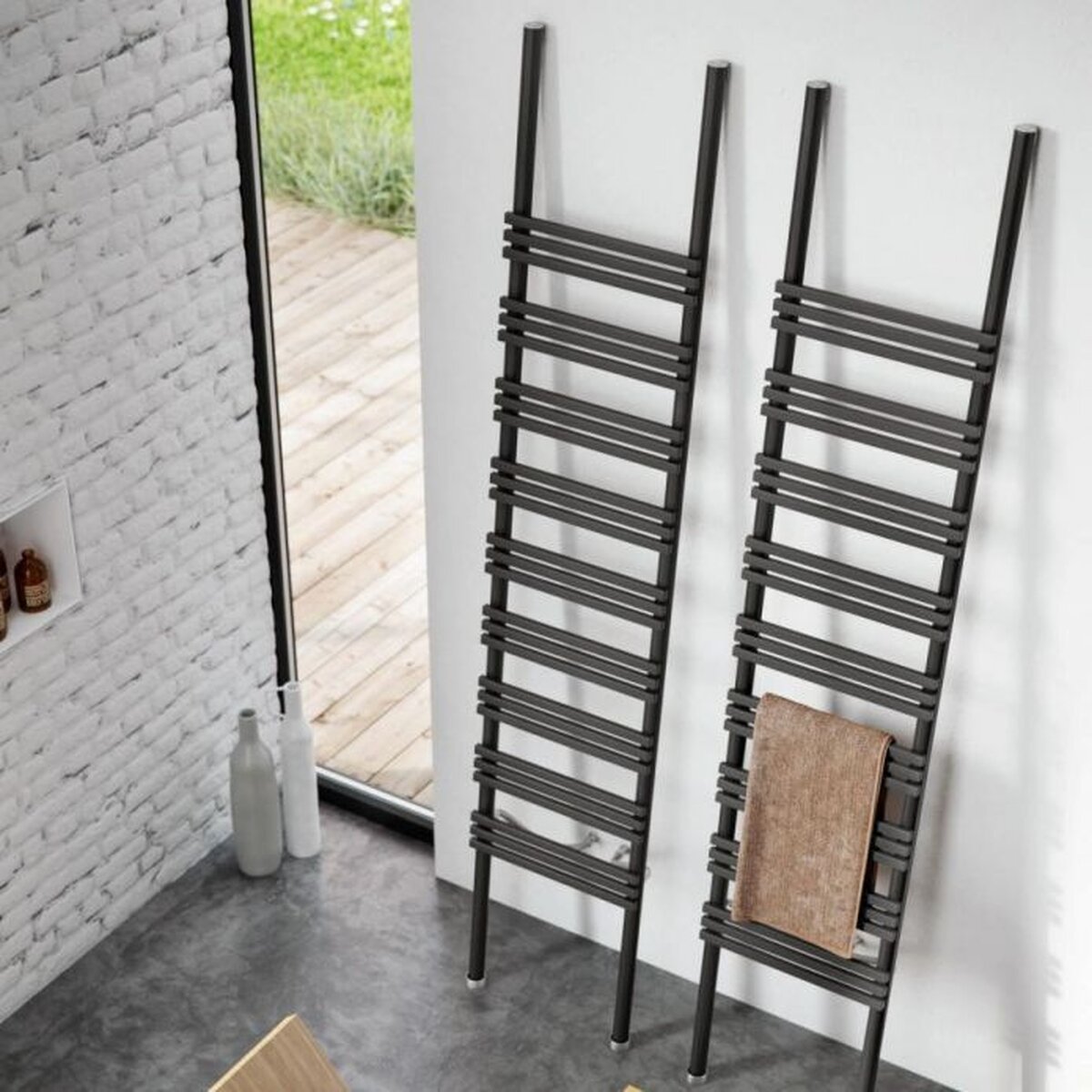 Instamat ISKOL Elektrische Radiator 50×207 Zwart 600W