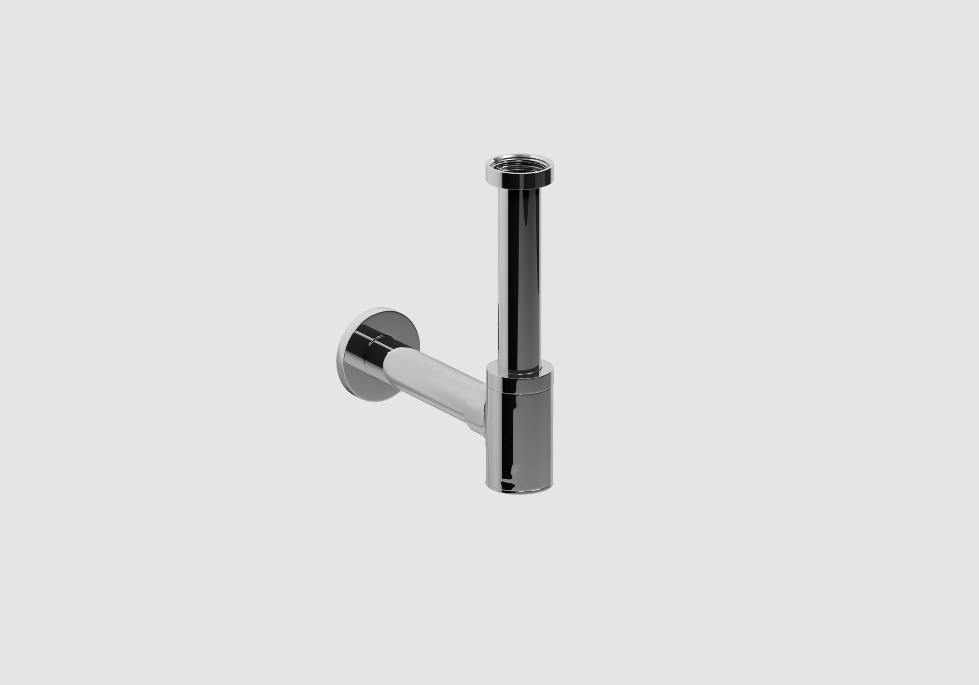 Clou InBe Designsifon Type 2 Korte Body Rond 28.5x23x5 cm Chroom