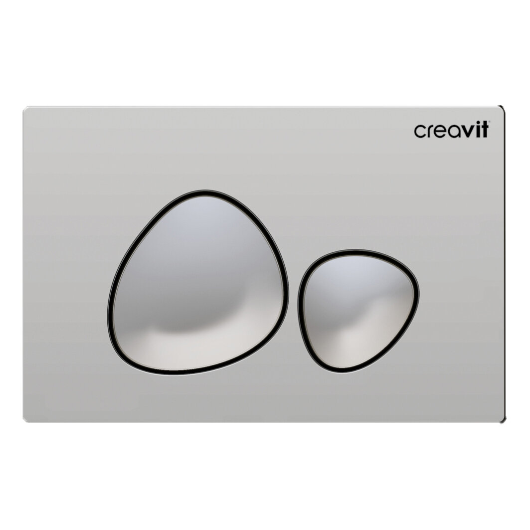 Creavit Chroom Bedieningspaneel