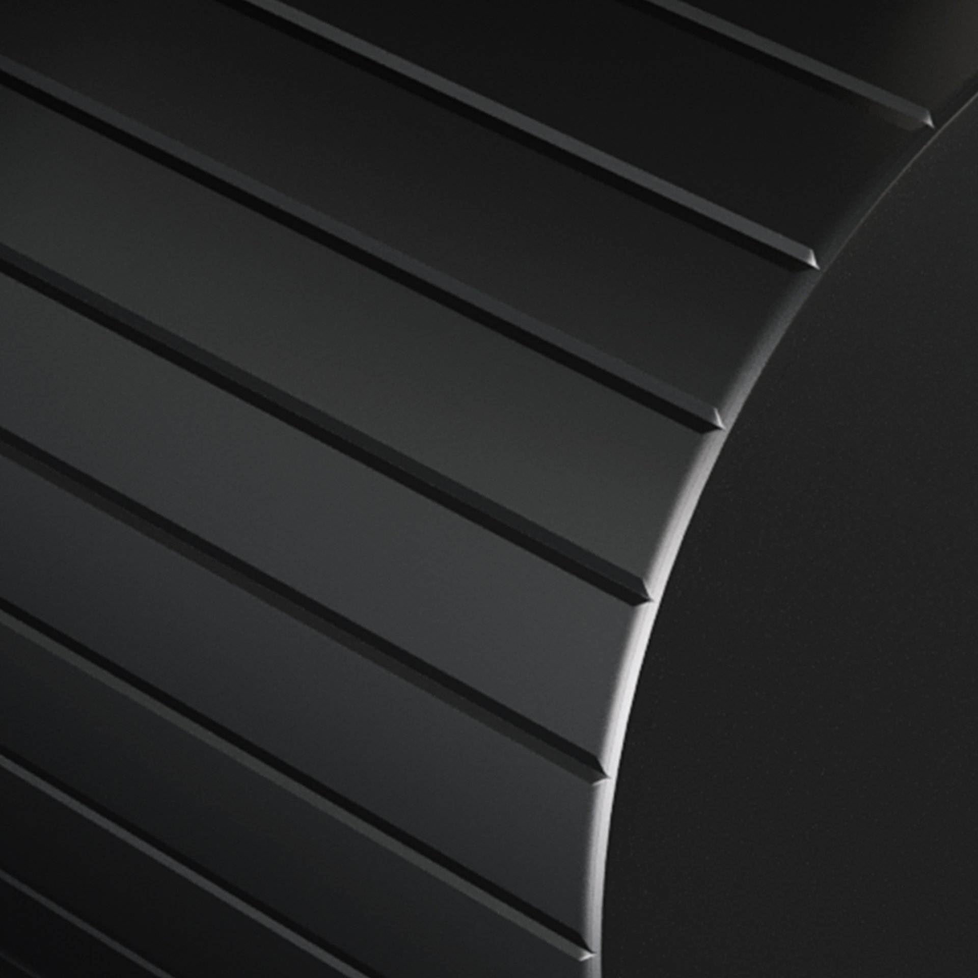 BRAUER Stripe opbouw baddouche thermostaatkraan mat zwart