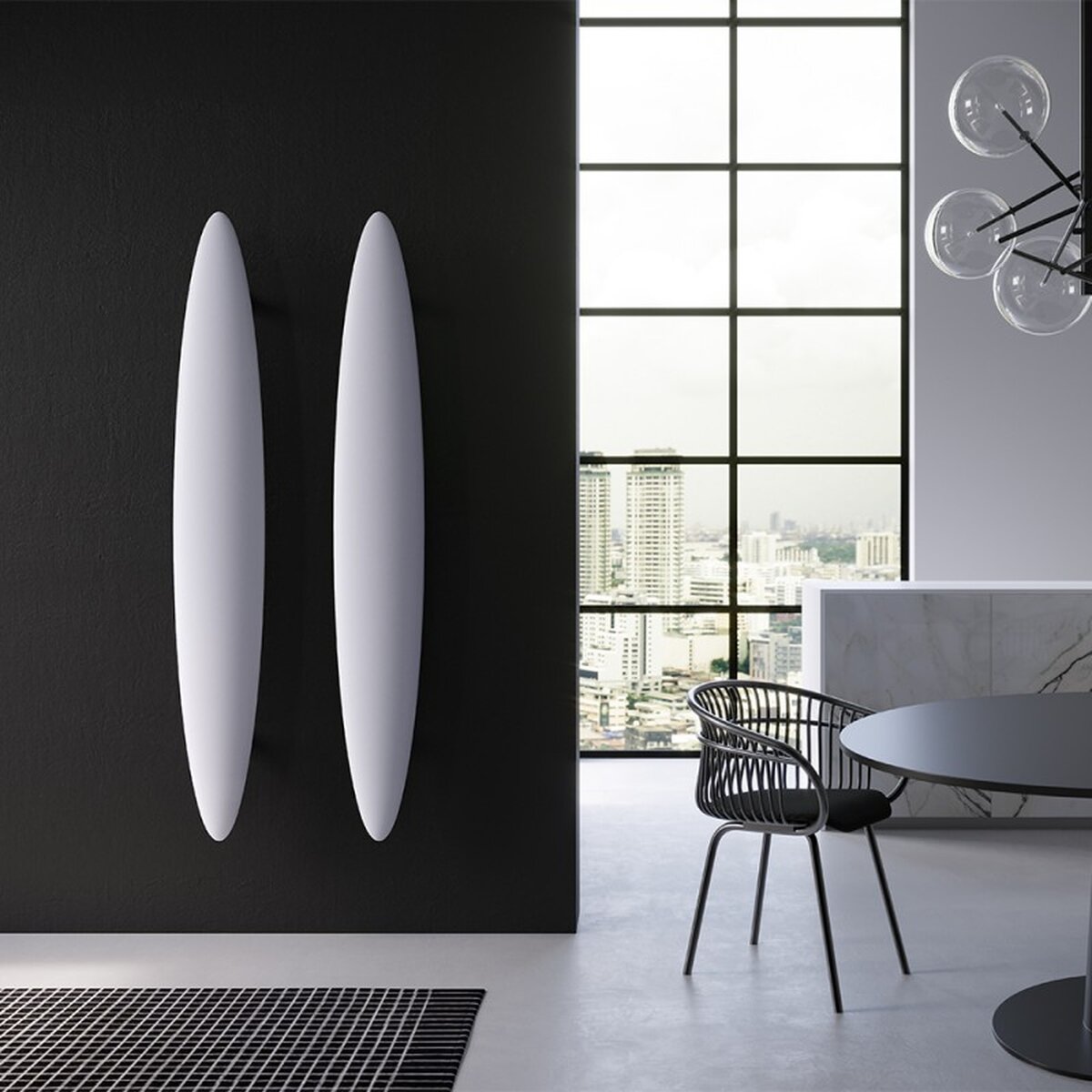 Instamat BLADE Elektrische Radiator 25×170 cm Wit 750W