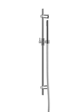 Hotbath Mate Glijstangset Met Staafhanddouche 75 cm Chroom