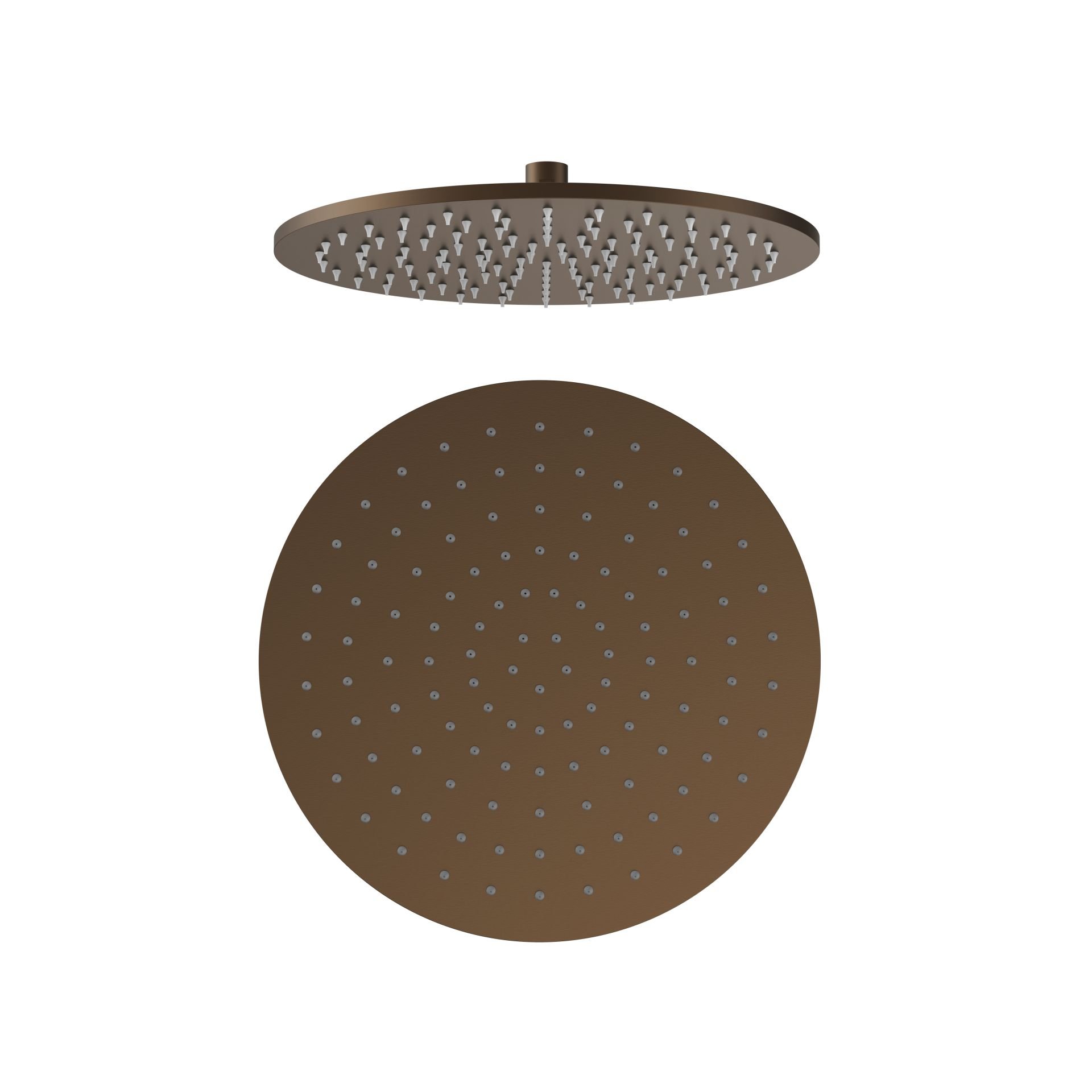 Uniforma Handdouche - Rond -  30 cm - Bruin Brons (PVD)