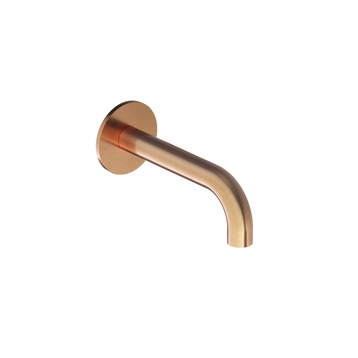 Hotbath Cobber Uitloop met rozet 15 cm Geborsteld Koper - Living Colours
