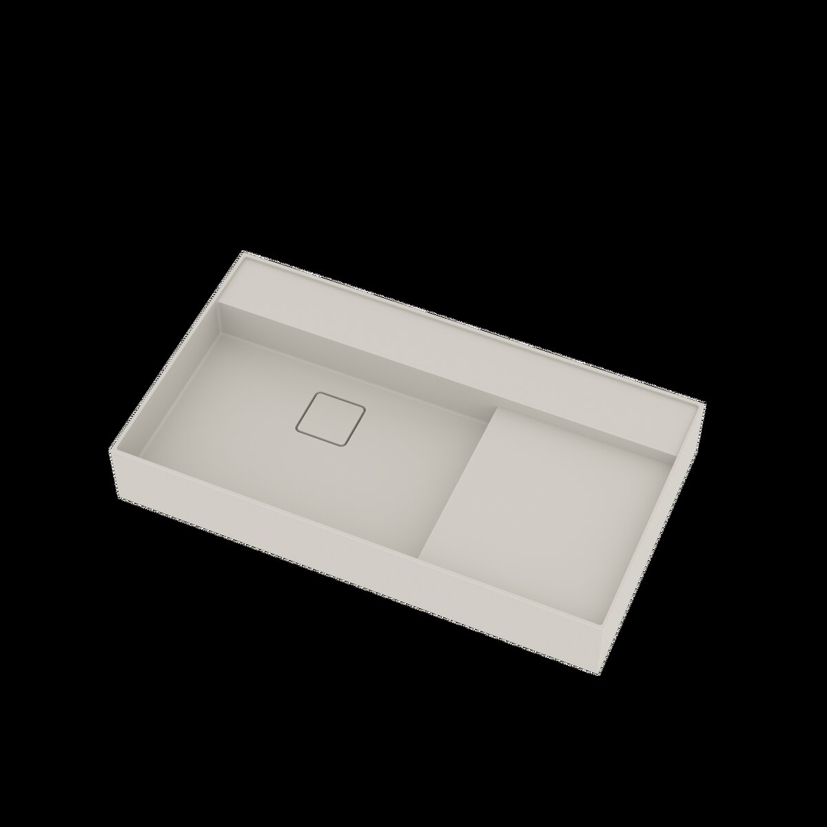 Ideavit Opbouw Waskom SolidBliss 80x45x12 cm Solid Surface Mat Wit