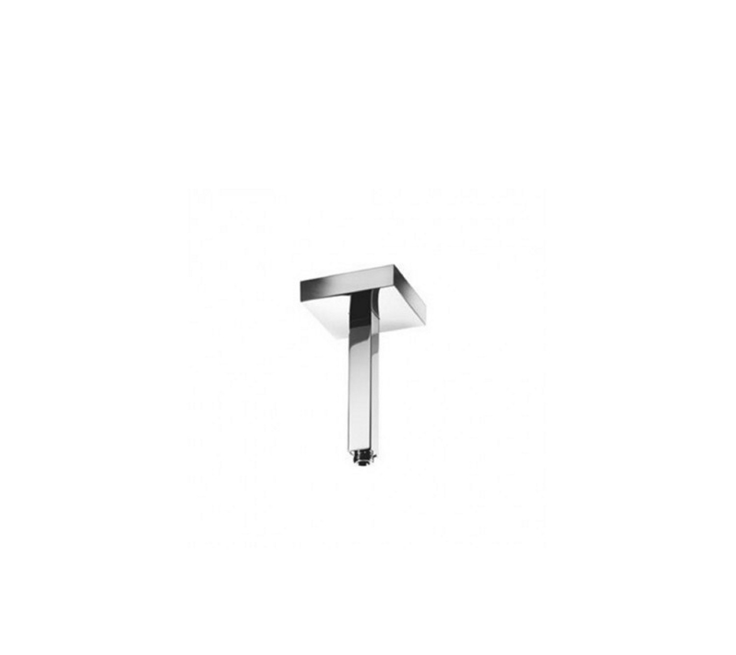 Hotbath Mate Plafondbuis Vierkant (verzwaard) 150mm Geborsteld Nikkel