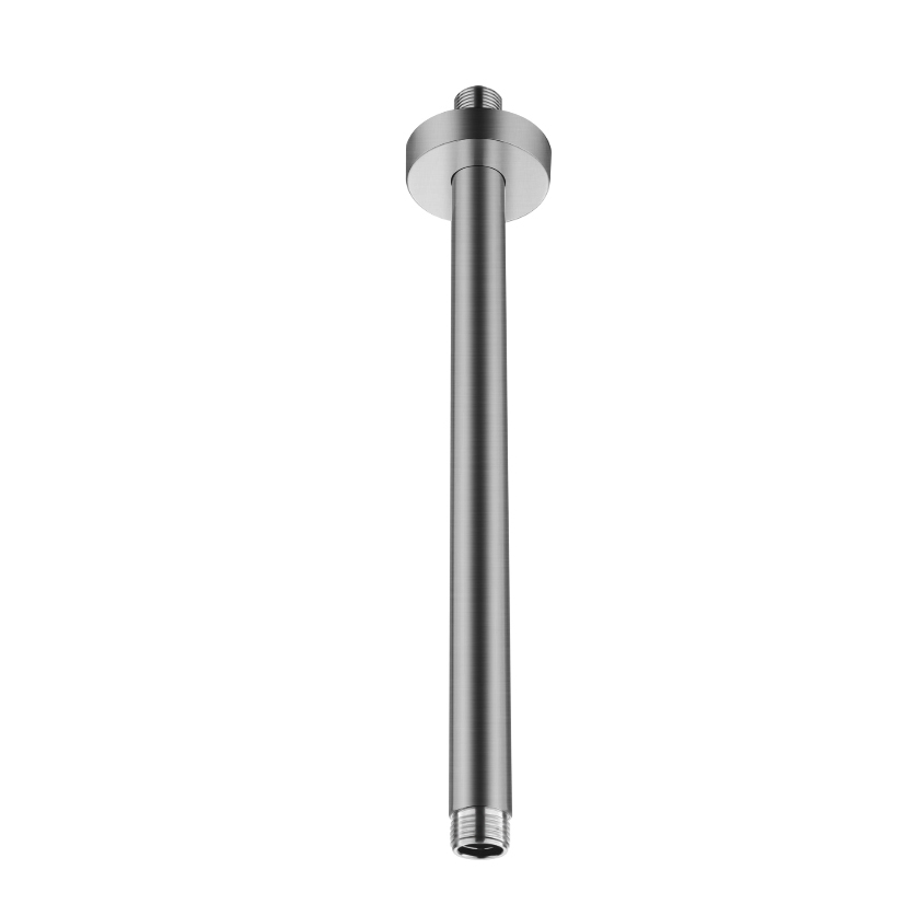 Creavit Aloni Rainshower Plafond Aansluiting Gunmetal Grijs 30cm