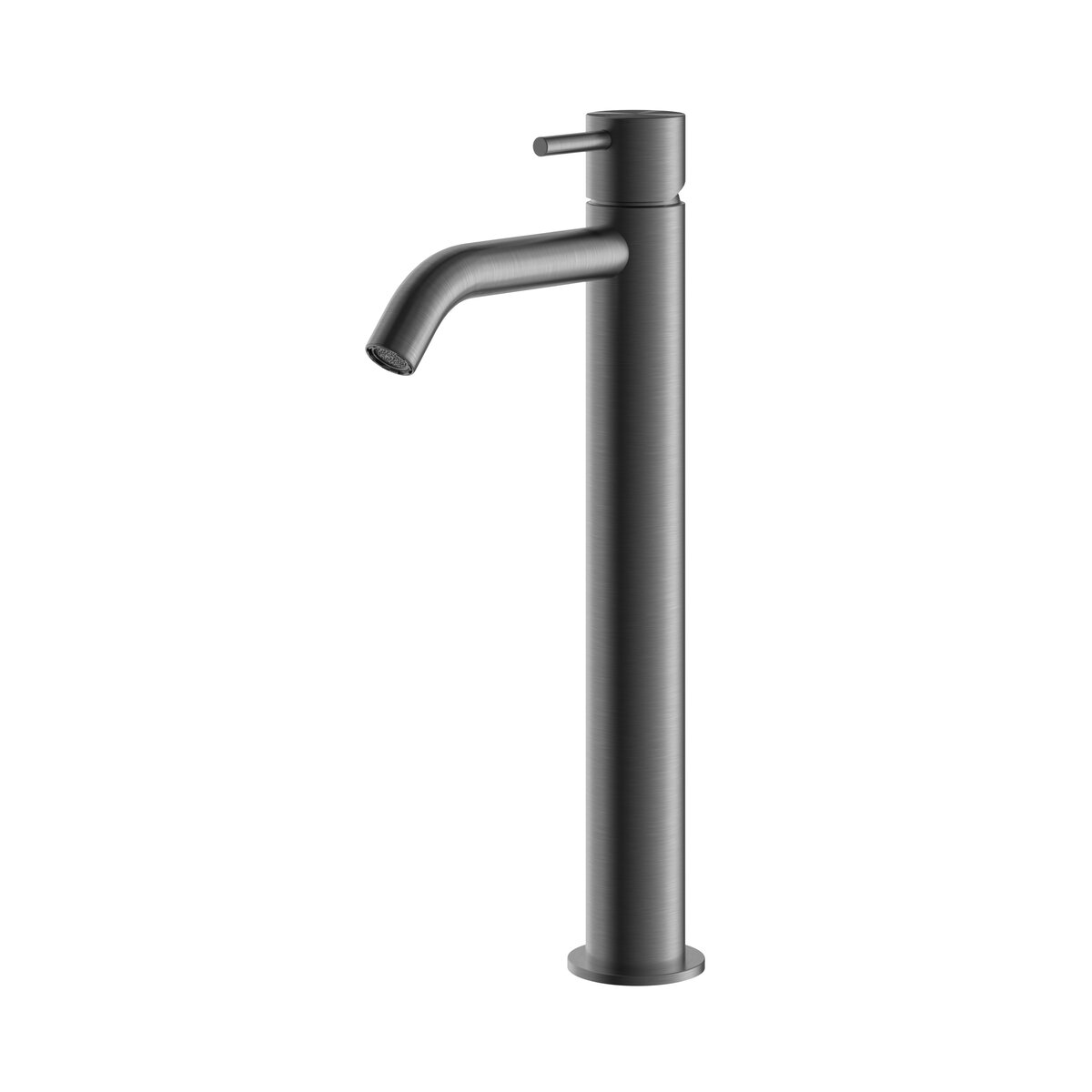 Hotbath Archie Opbouw Wastafelmengkraan Hoog Geborsteld Gunmetal PVD