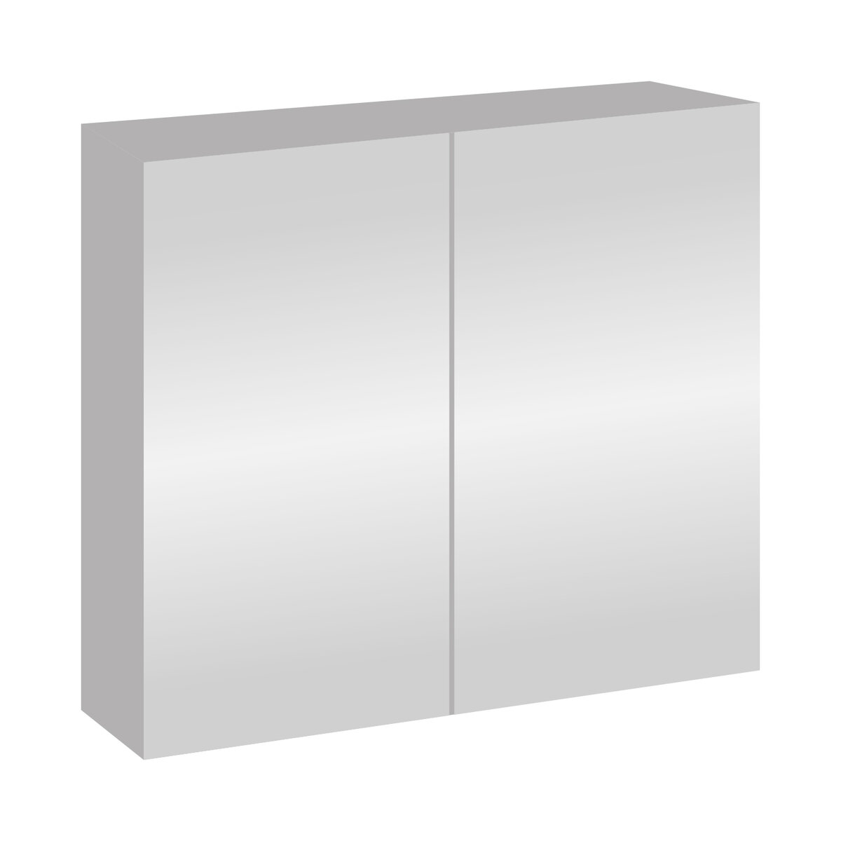 Aloni Spiegelkast Kleur Aluminium 80x70cm