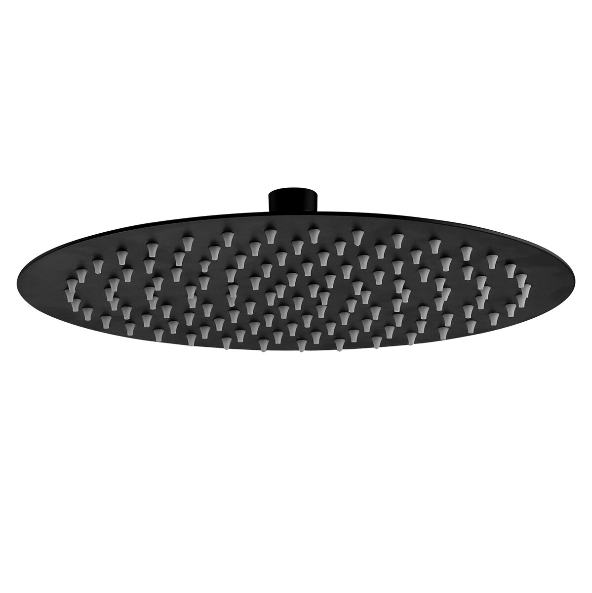 Creavit Aloni Rond Rainshower Rvs Mat Zwart Ø40cm