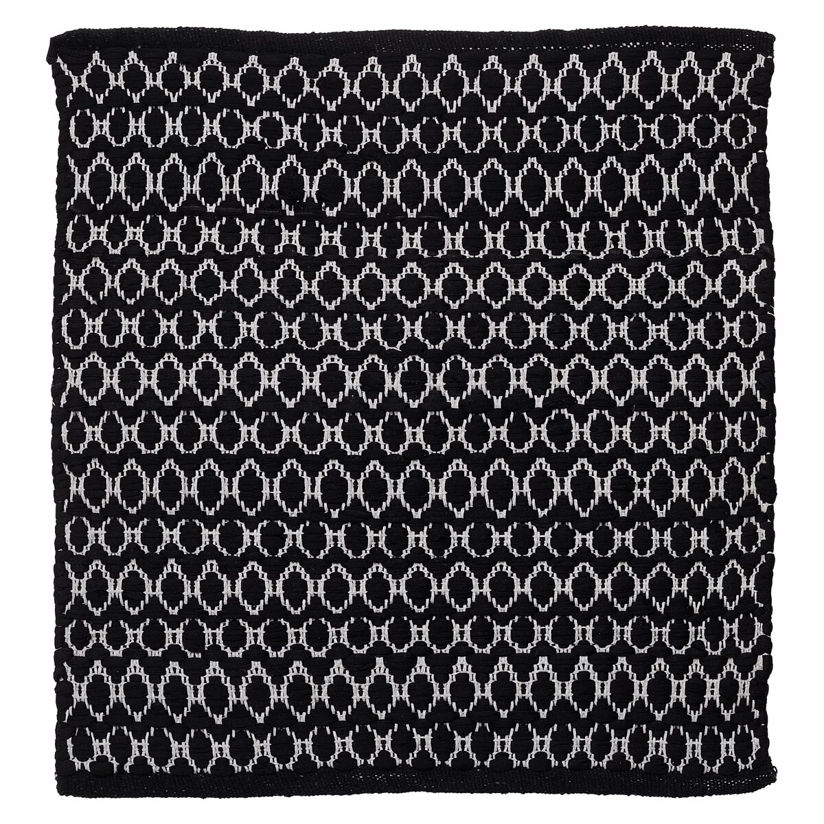 Sealskin Boho Badmat 60x60 cm Polyester / Katoen Zwart