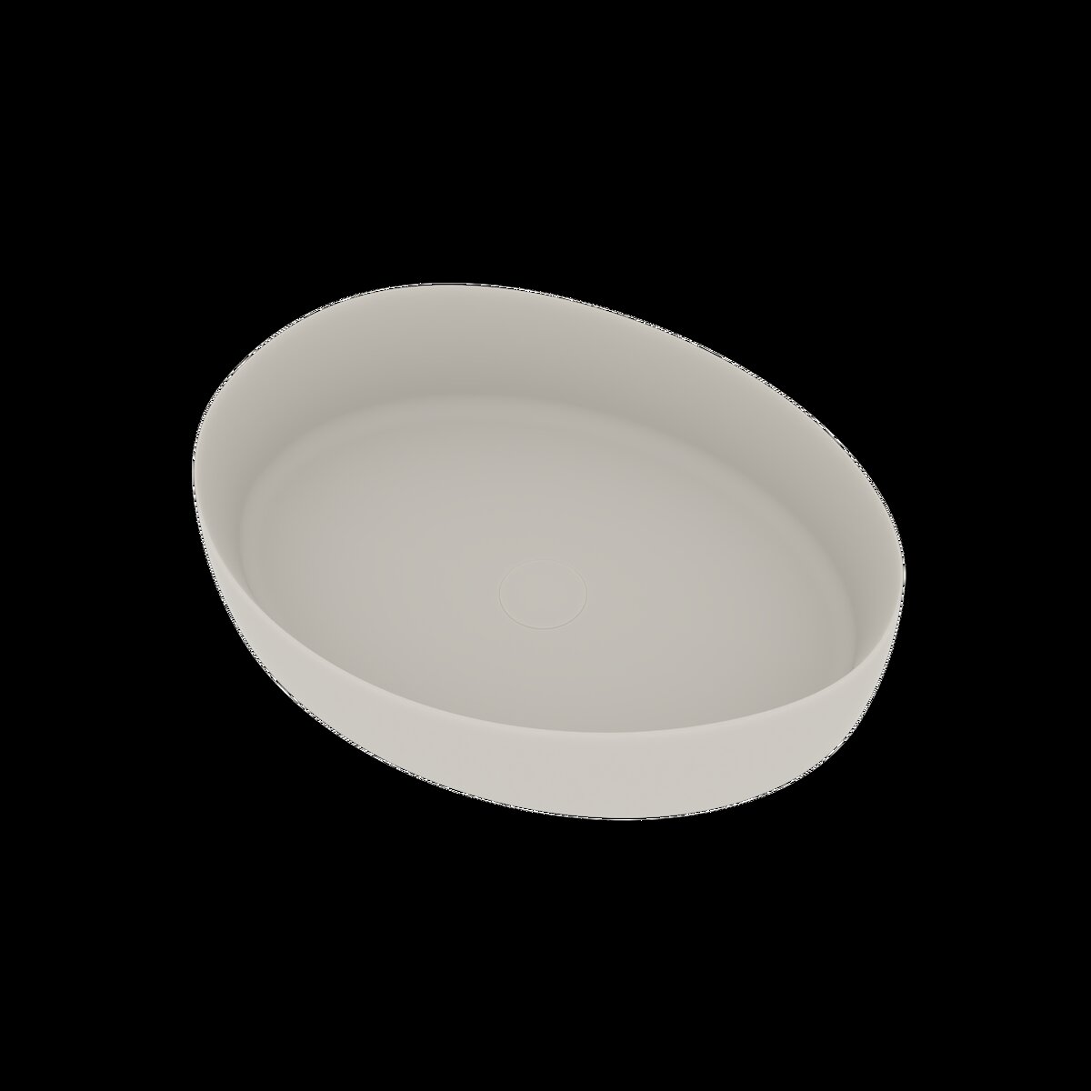 Ideavit Opbouwwastafel Solidharmony 60x44x15.5 cm Solid Surface Mat Wit
