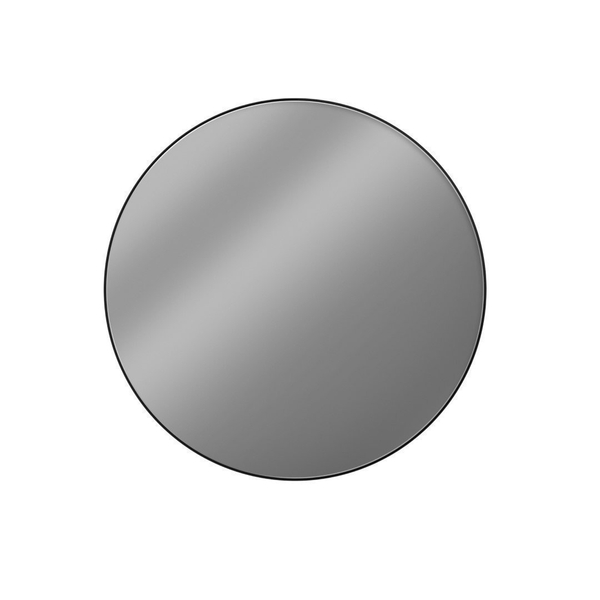 Looox Spiegel Black Line Round, matt black frame, diameter 100 cm
