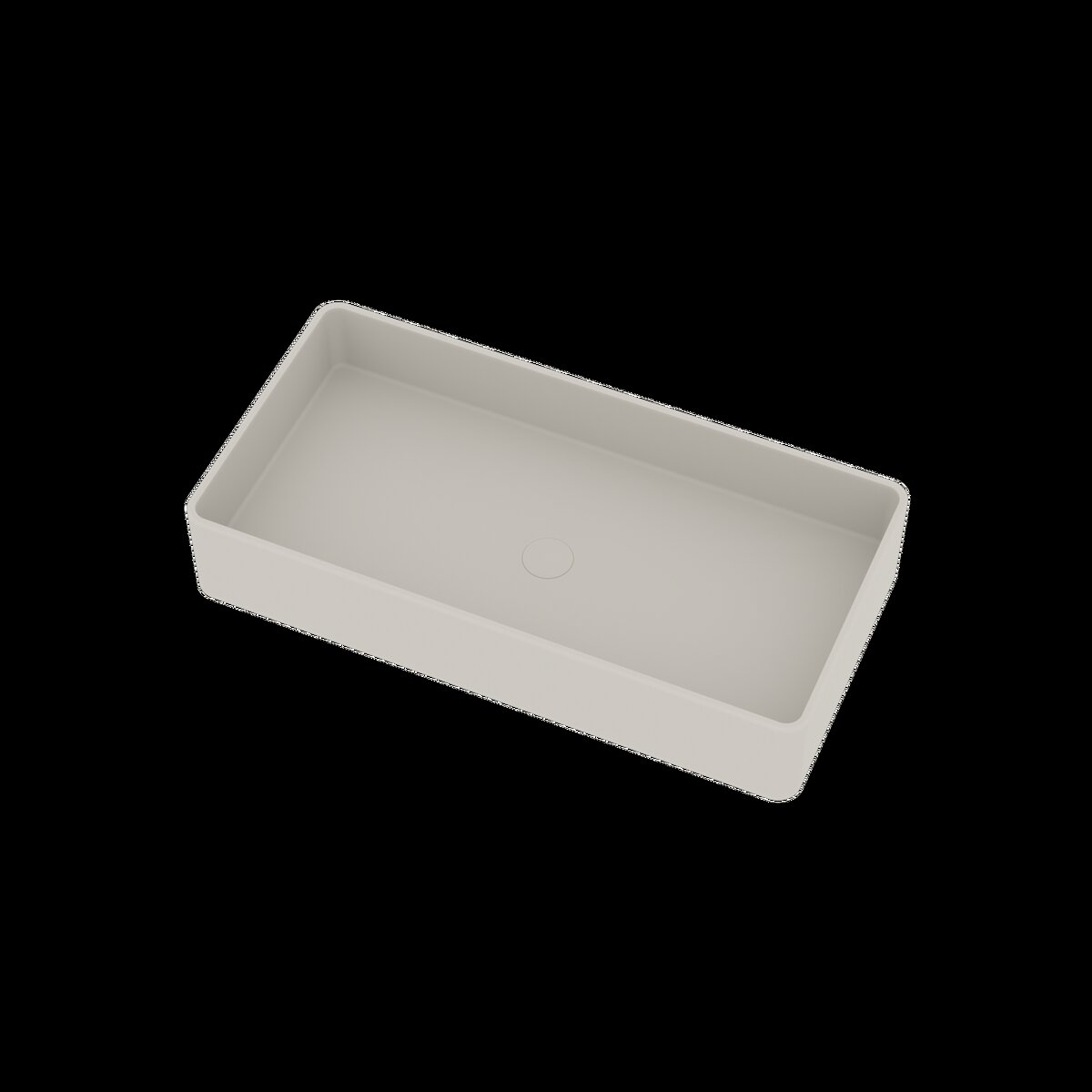 Ideavit Opbouw Waskom Solidtop 80x40x15 cm Solid Surface Mat Wit