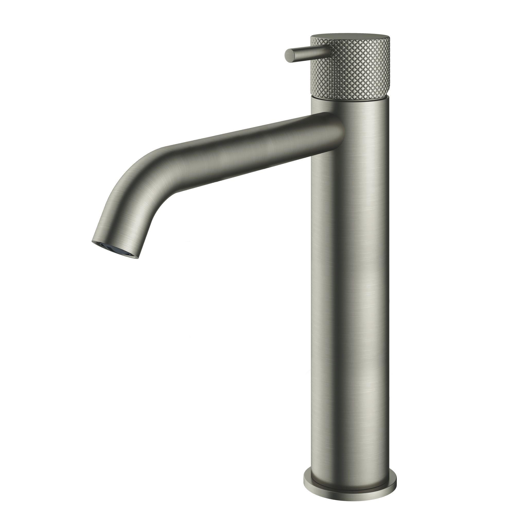 Hotbath Cobber X Opbouw Wastafelmengkraan Hoog Geborsteld Nikkel