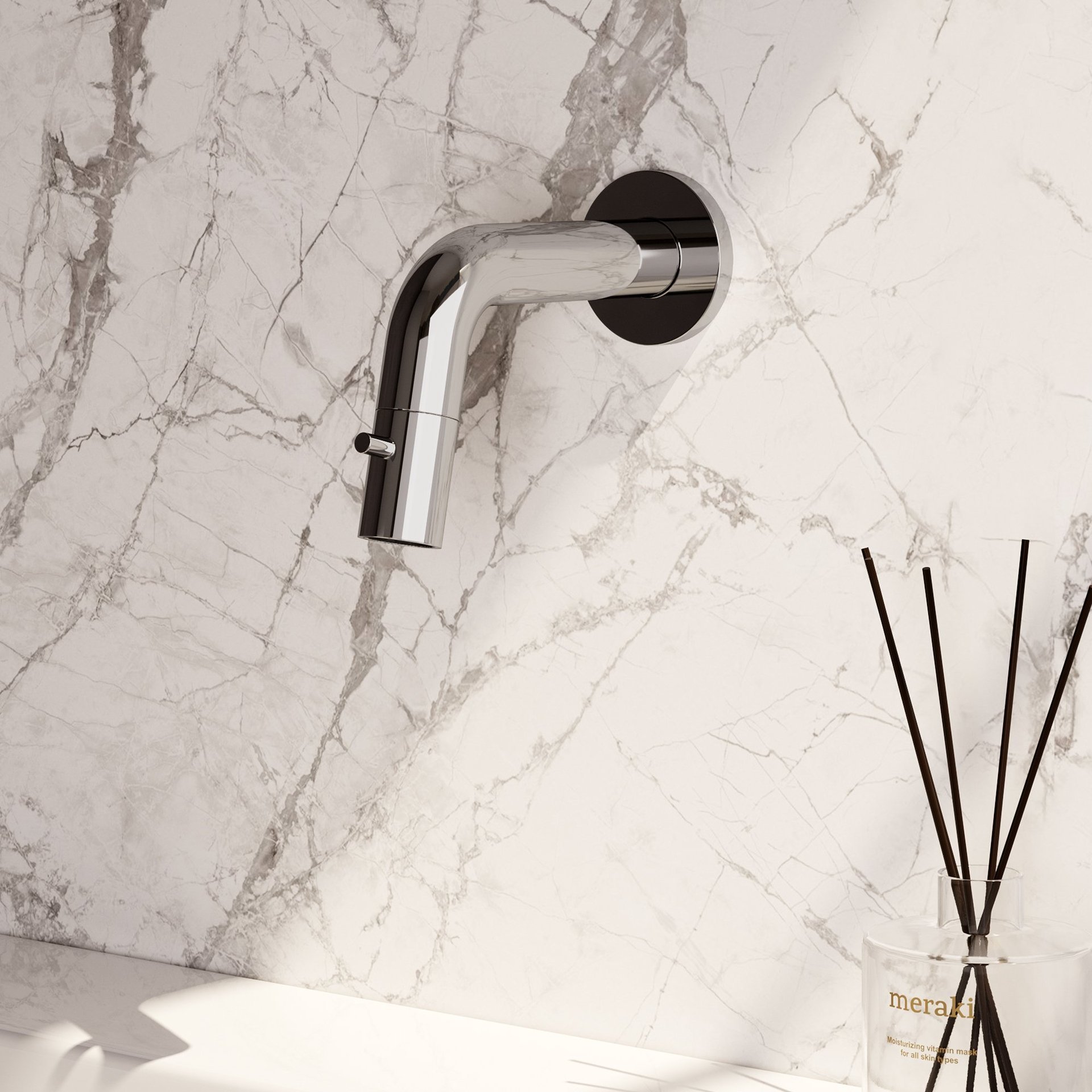 BRAUER Chrome Edition inbouw fonteinkraan inkortbaar chroom