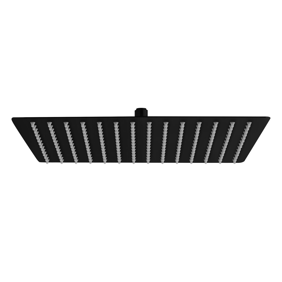 Creavit Aloni Vierkant Rainshower Rvs Mat Zwart 20x20cm