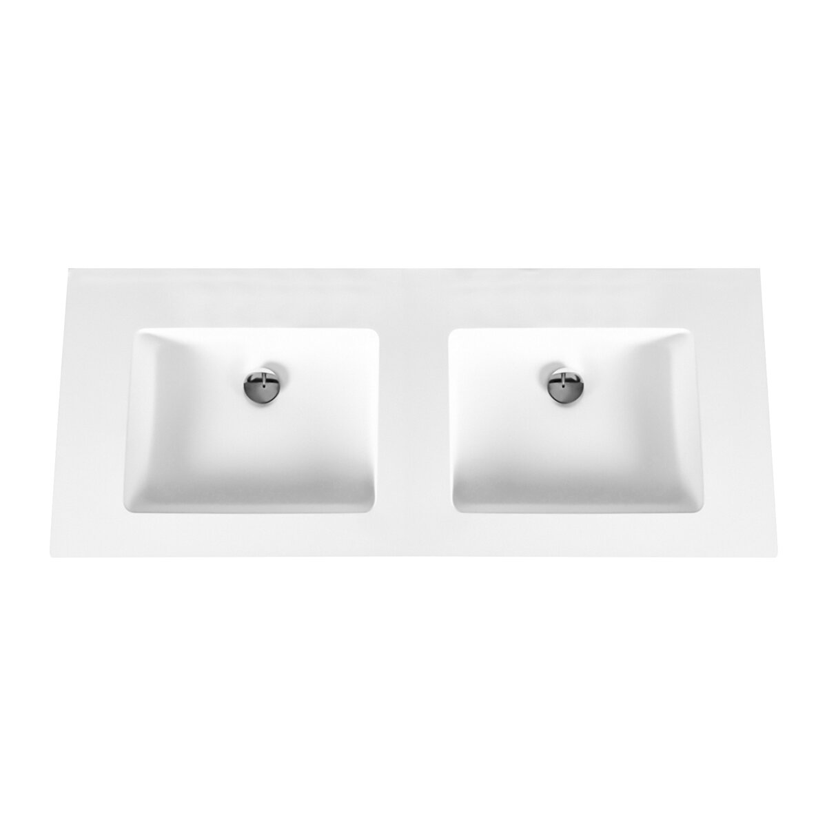 Aloni Solid Surface Wastafel Zonder Kraangat 120cm
