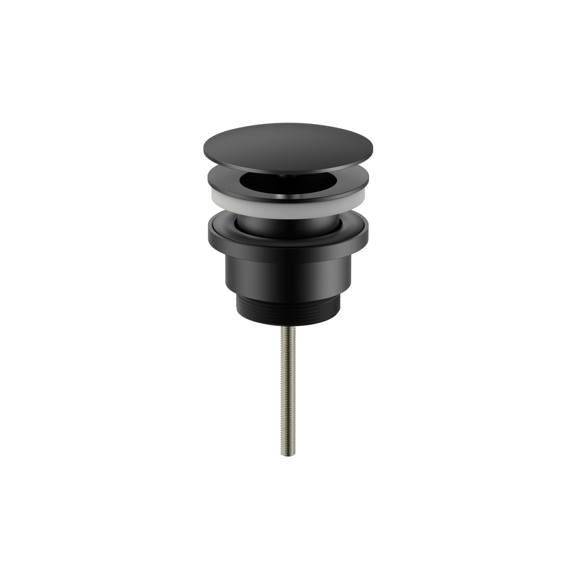 Uniforma Afvoerplug - Altijd Open - Mat Zwart (PVD)
