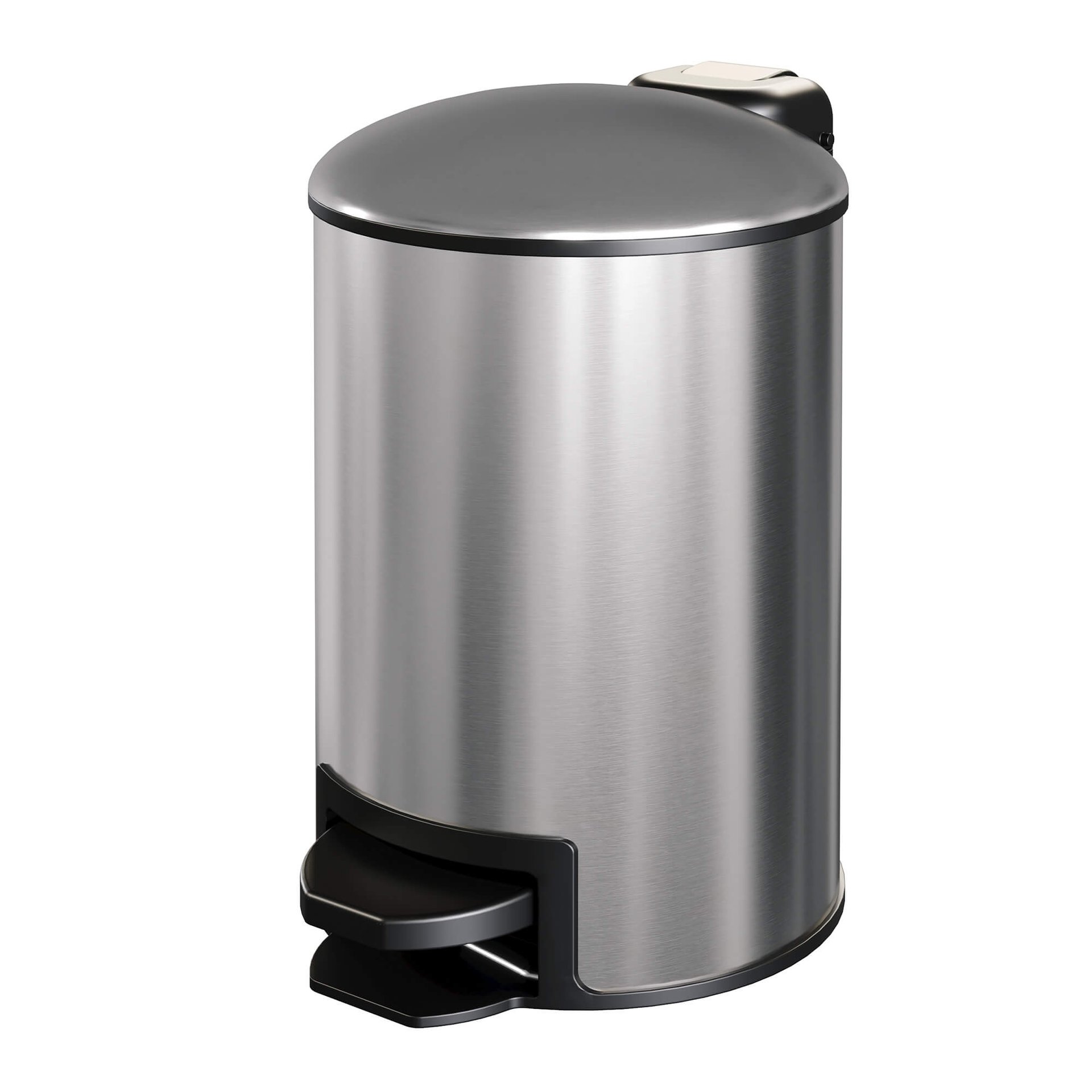 BRAUER Pedaalemmer 3L RVS geborsteld