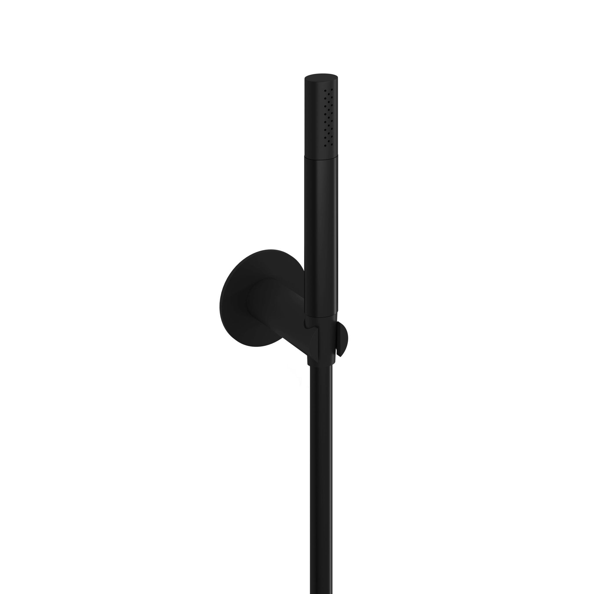 Hotbath Cobber Staafhanddouche Met Wandsteun En Doucheslang 150cm Mat Zwart